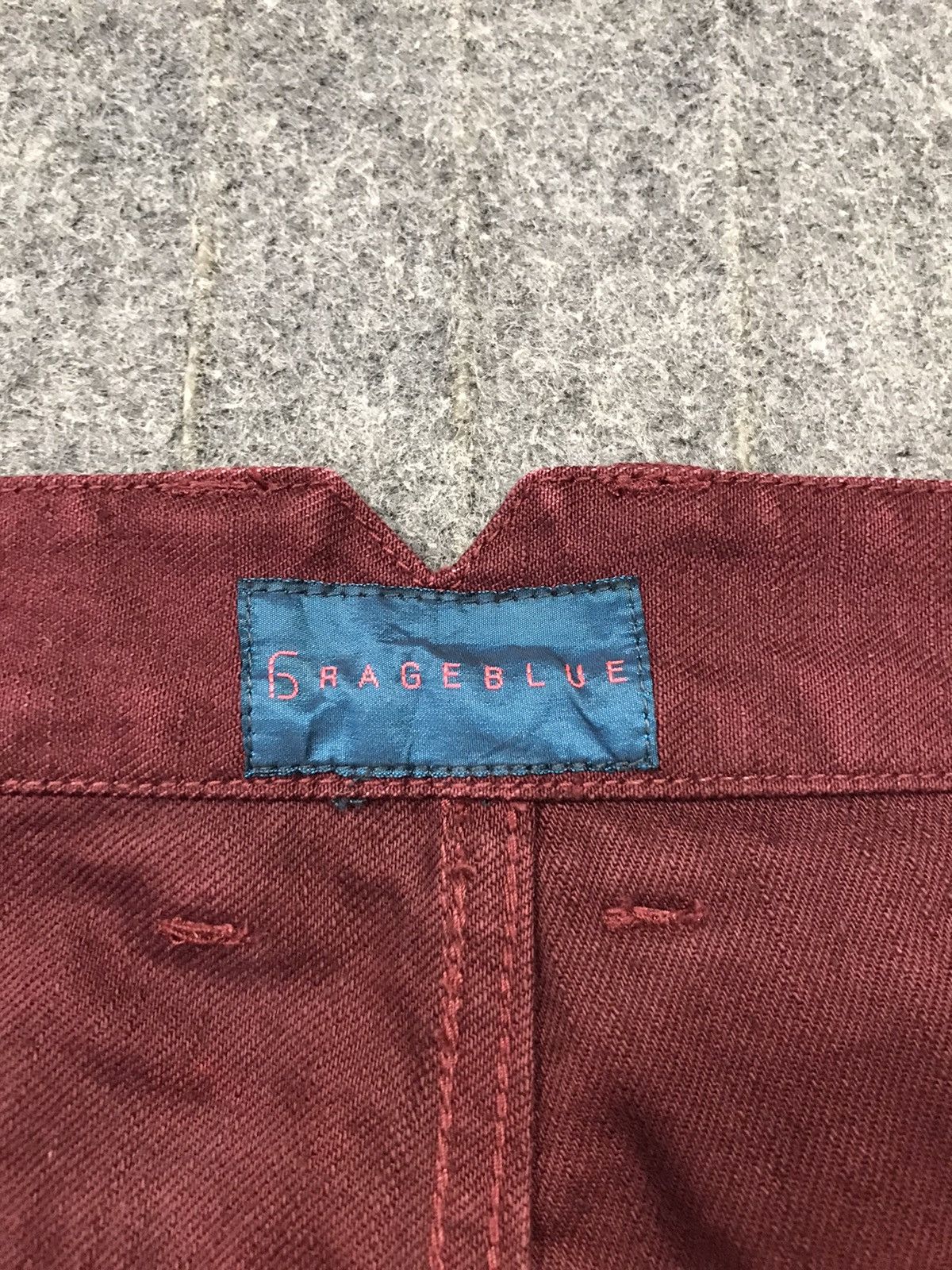 Japanese Brand × Vintage Vintage Grage Blue Casual Pants Zipper Style Size US 31 - 13 Thumbnail