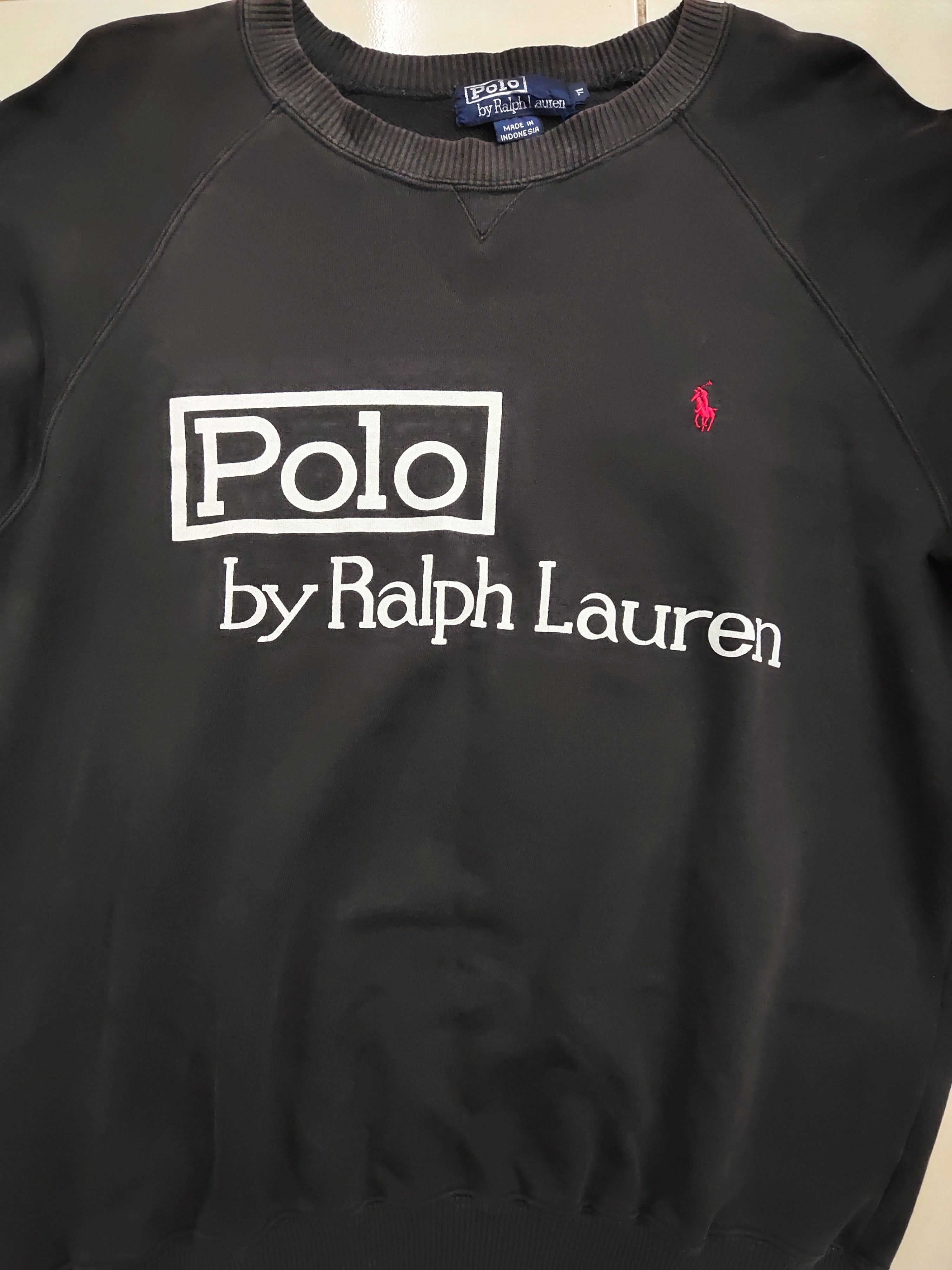 Polo Ralph Lauren Vintage Polo Ralph Lauren Big Logo Sweatshirt Size US M / EU 48-50 / 2 - 2 Thumbnail