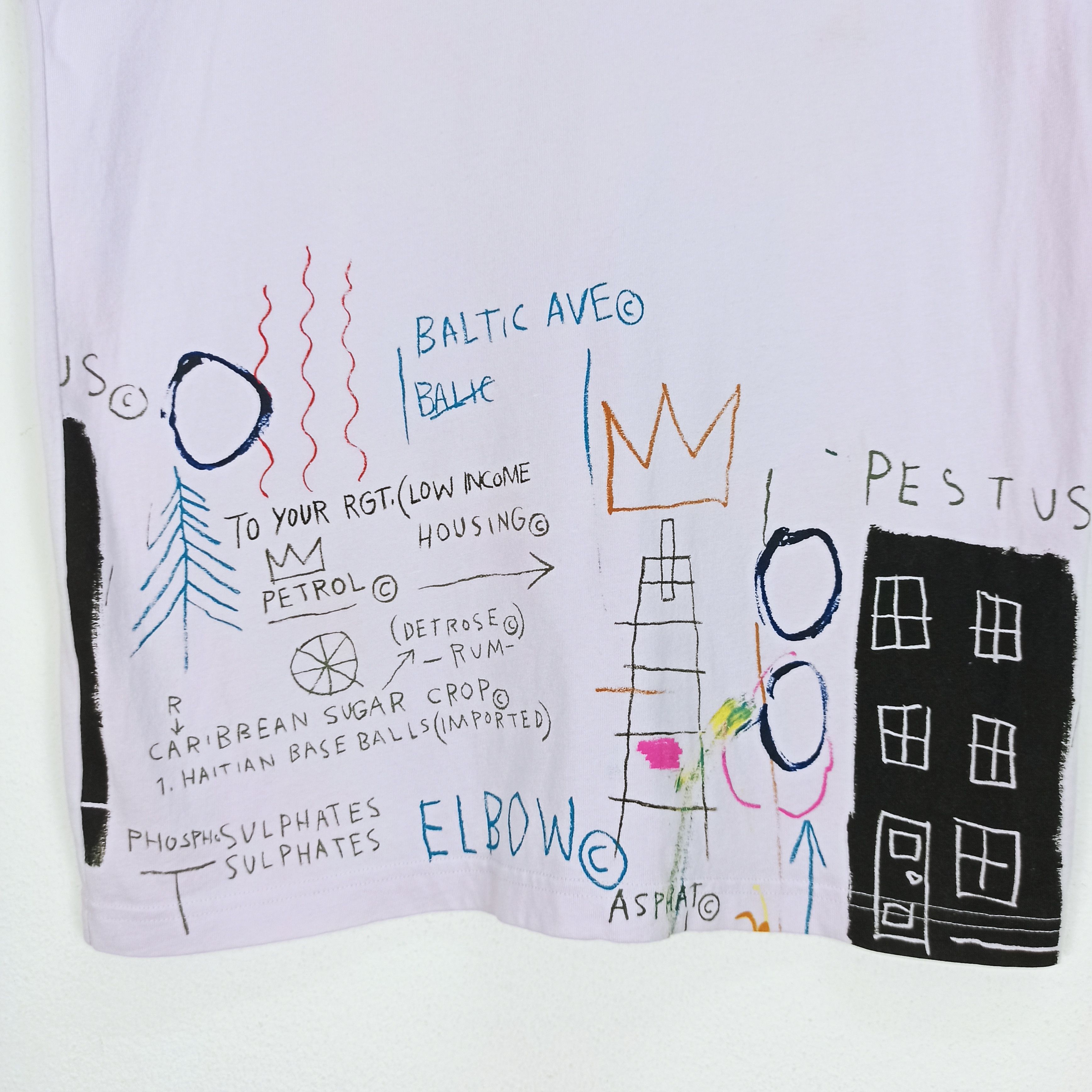 Jean-Michel Basquiat Rare Jean Michel Basquiat X Unilqo Art Tshirt Size US M / EU 48-50 / 2 - 2 Thumbnail
