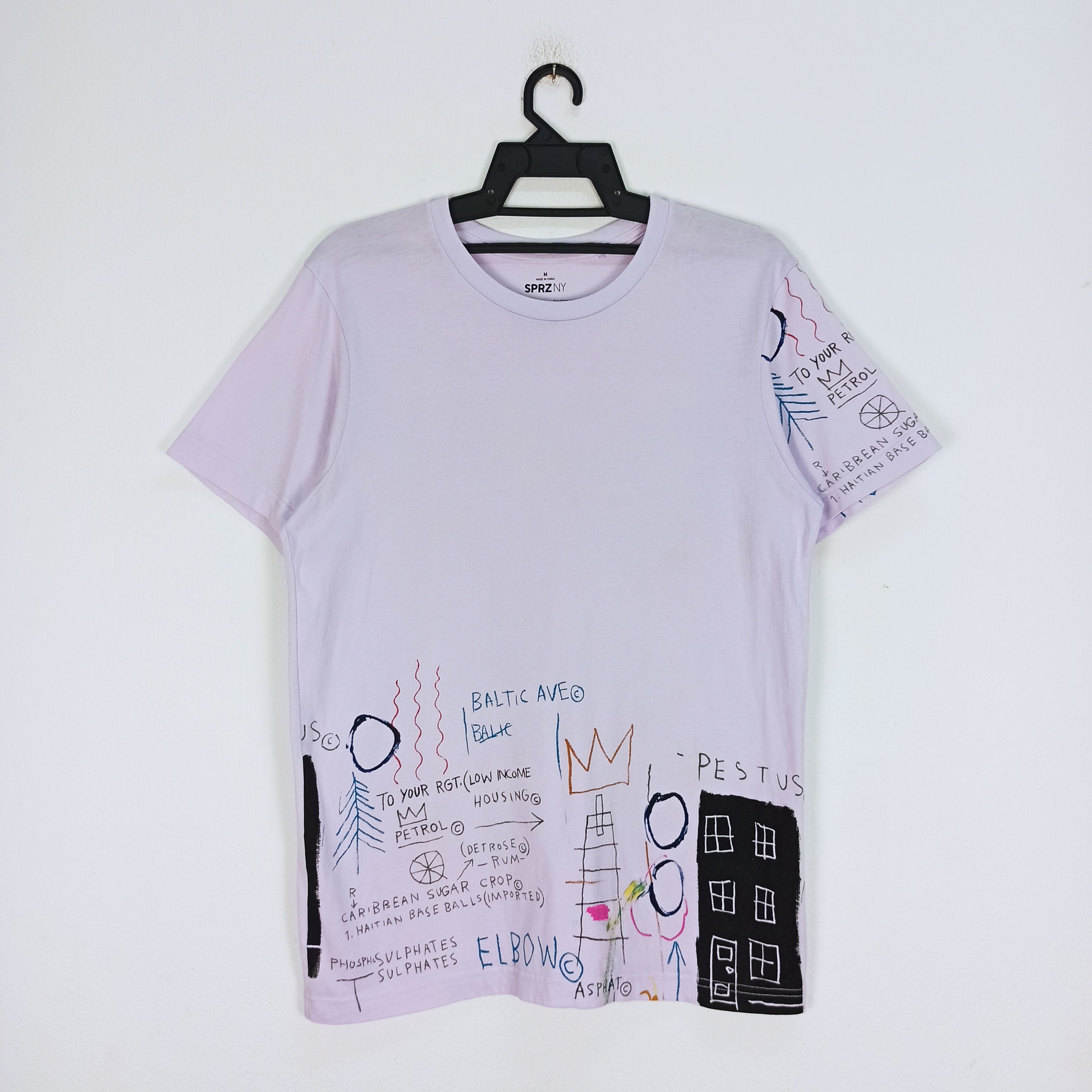 Jean-Michel Basquiat Rare Jean Michel Basquiat X Unilqo Art Tshirt Size US M / EU 48-50 / 2 - 1 Thumbnail