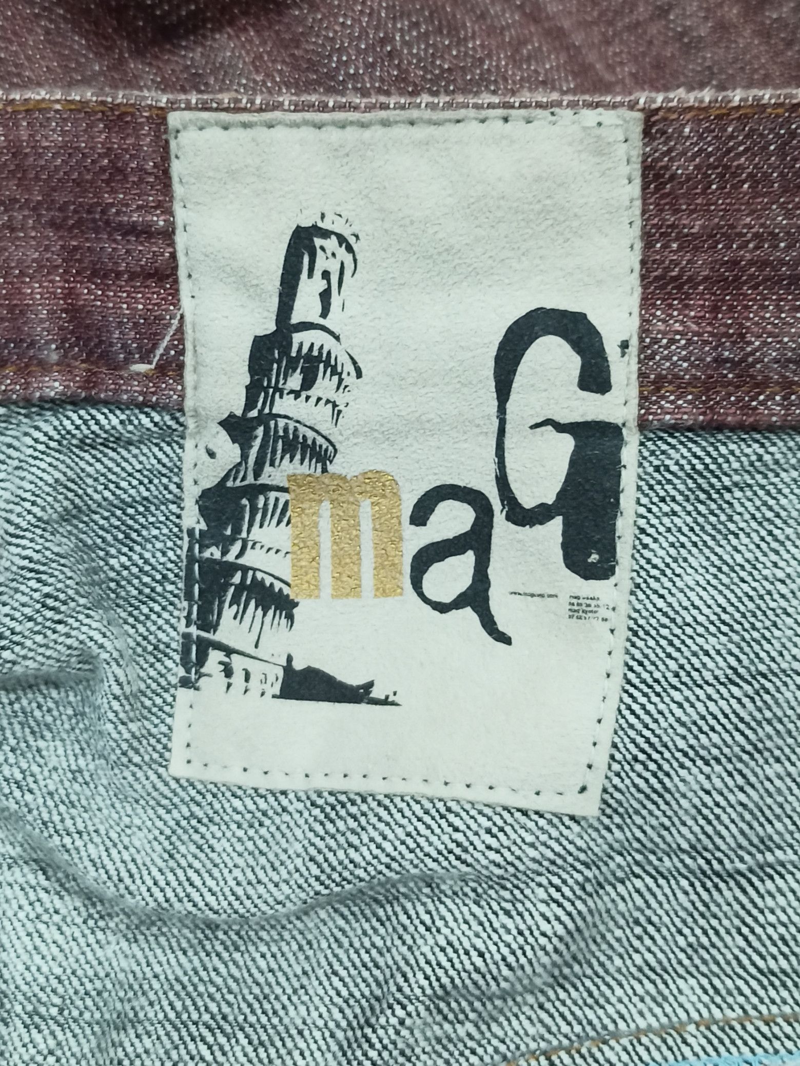 Japanese Brand Magluxe Jeans Made in Japan Size US 37 - 20 Thumbnail