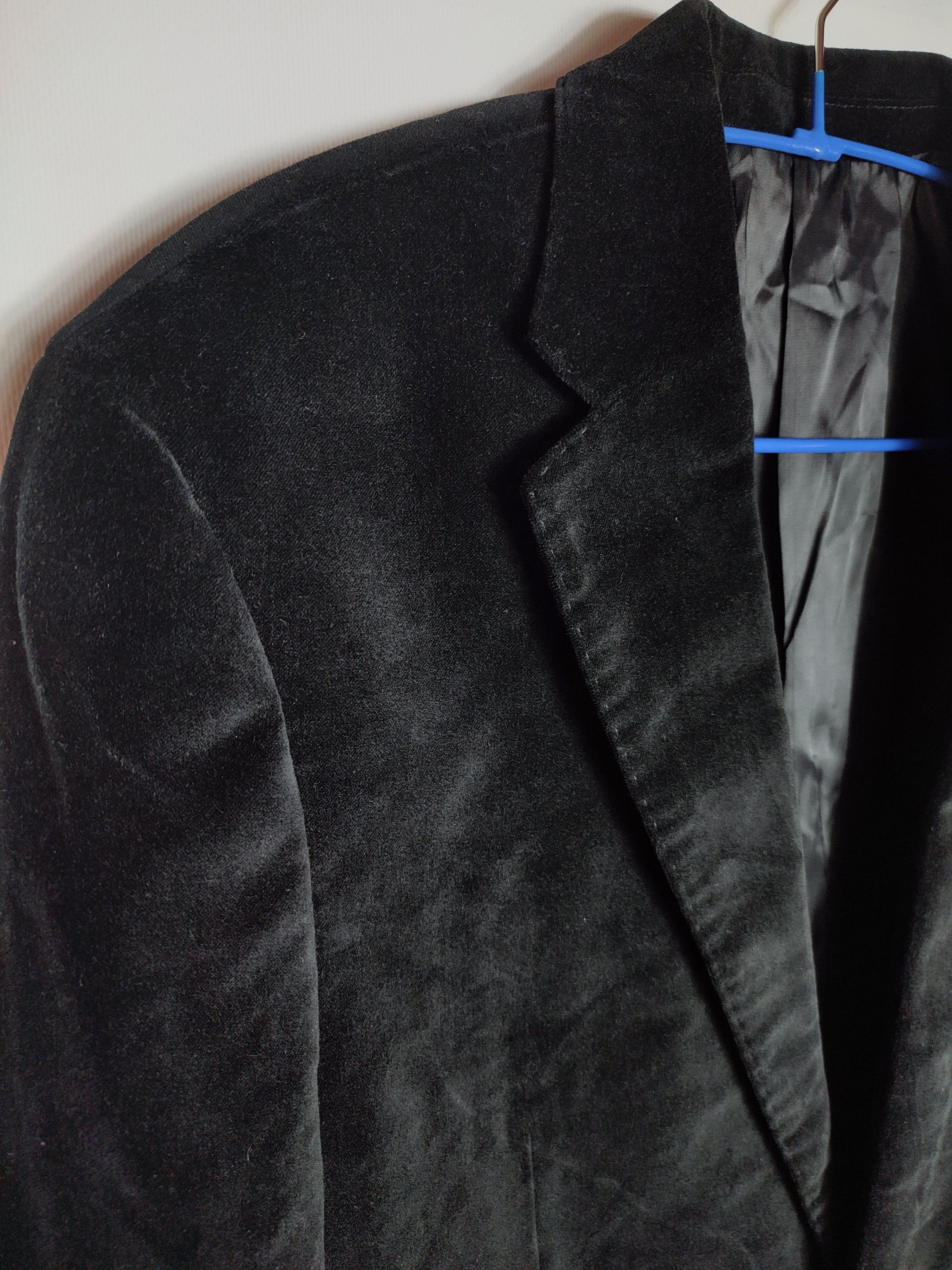 Lauren Ralph Lauren LRL Ralph Lauren Velour Black Blazer Size 48R - 5 Thumbnail