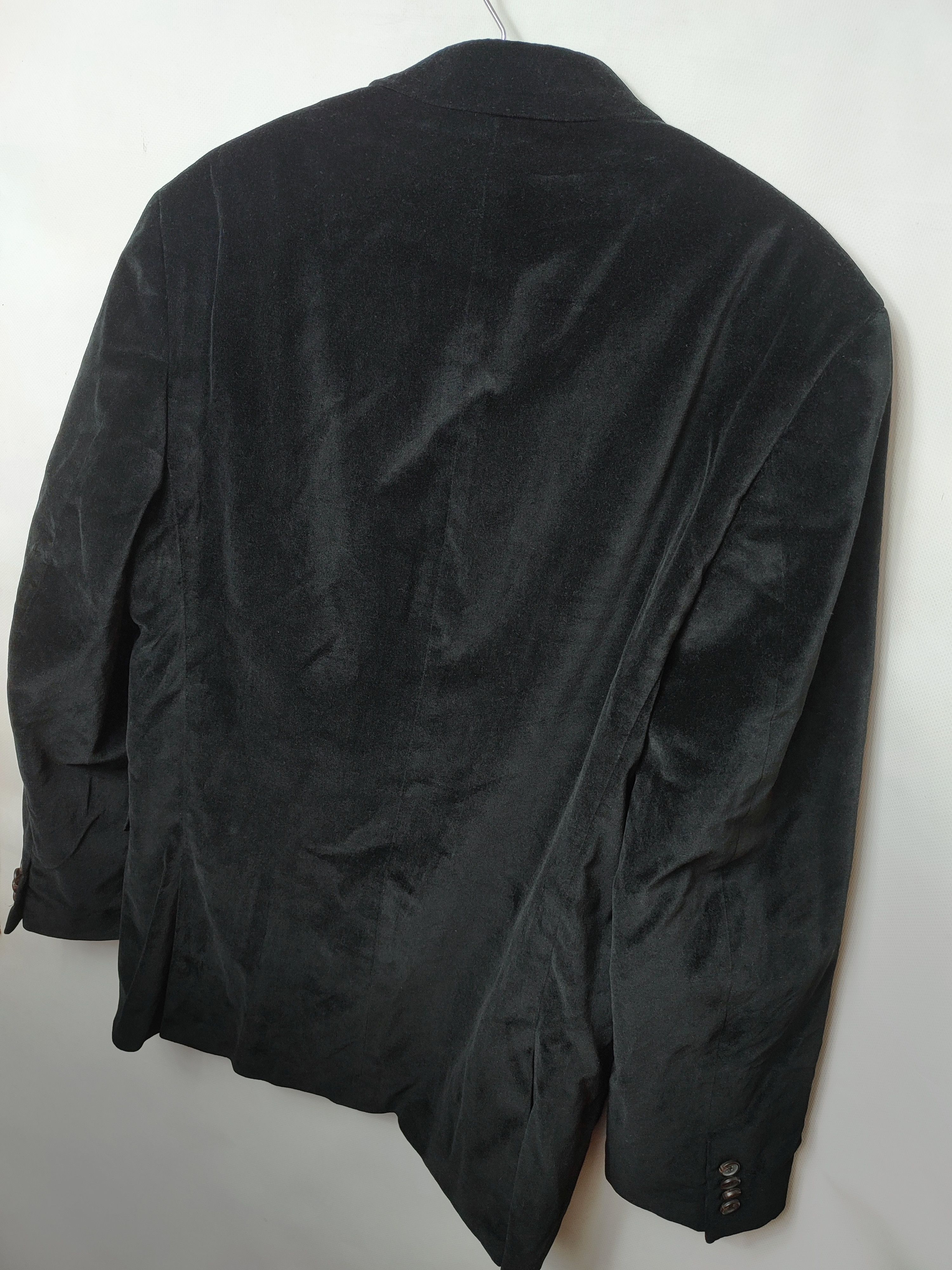 Lauren Ralph Lauren LRL Ralph Lauren Velour Black Blazer Size 48R - 12 Thumbnail