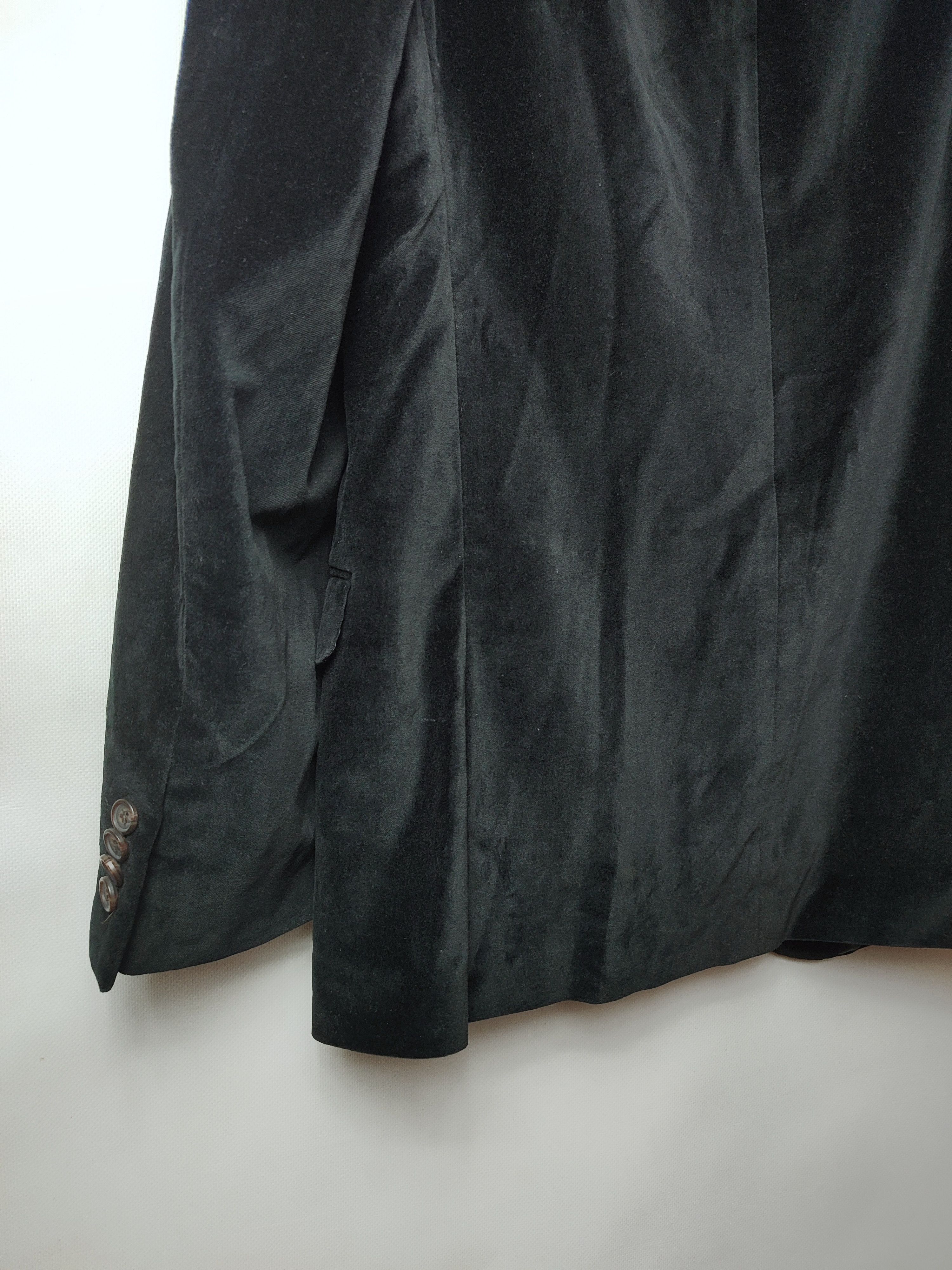 Lauren Ralph Lauren LRL Ralph Lauren Velour Black Blazer Size 48R - 11 Thumbnail