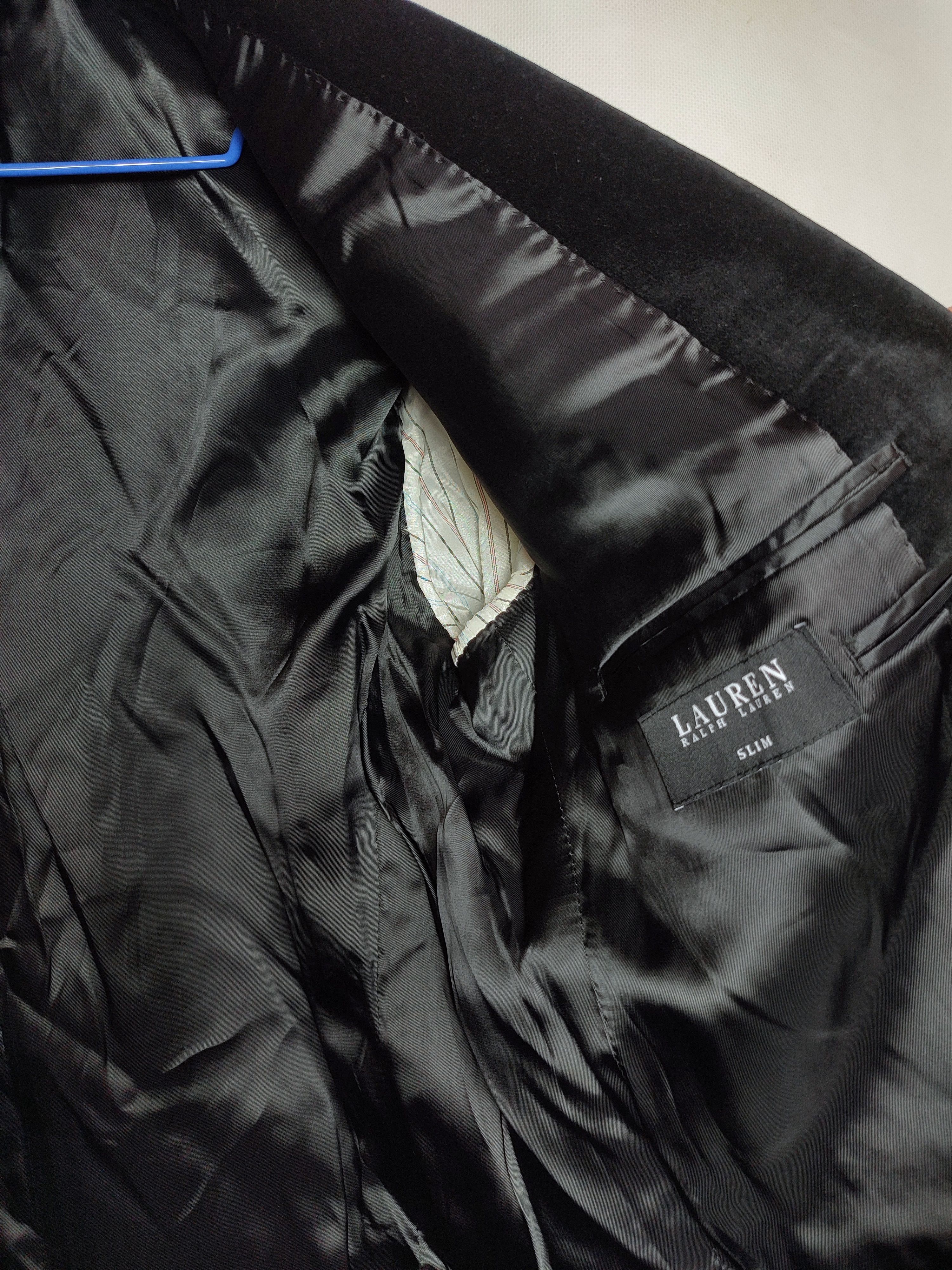 Lauren Ralph Lauren LRL Ralph Lauren Velour Black Blazer Size 48R - 8 Thumbnail