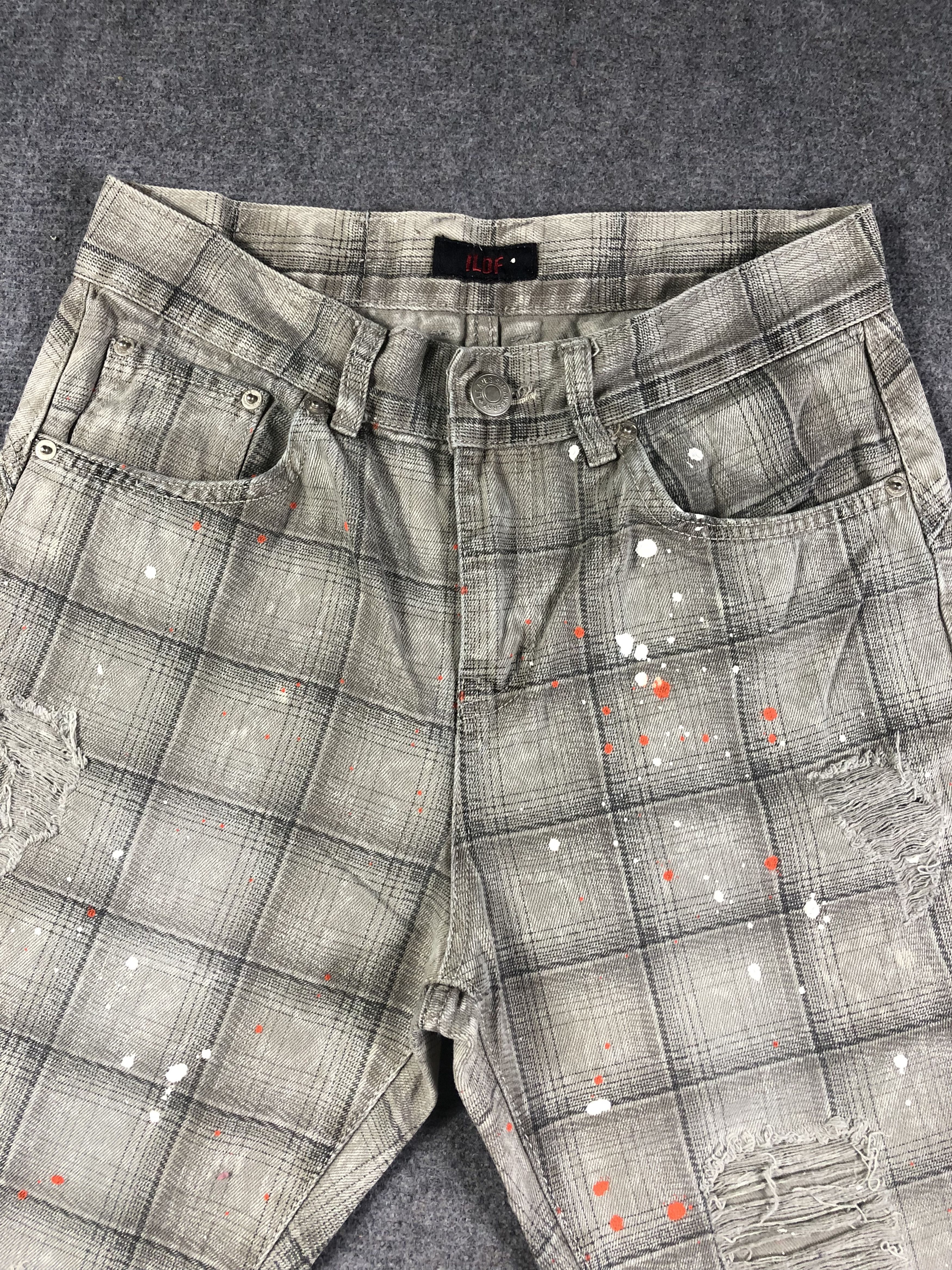 Other Painted Short Jeans 30x15 Size US 30 / EU 46 - 2 Thumbnail