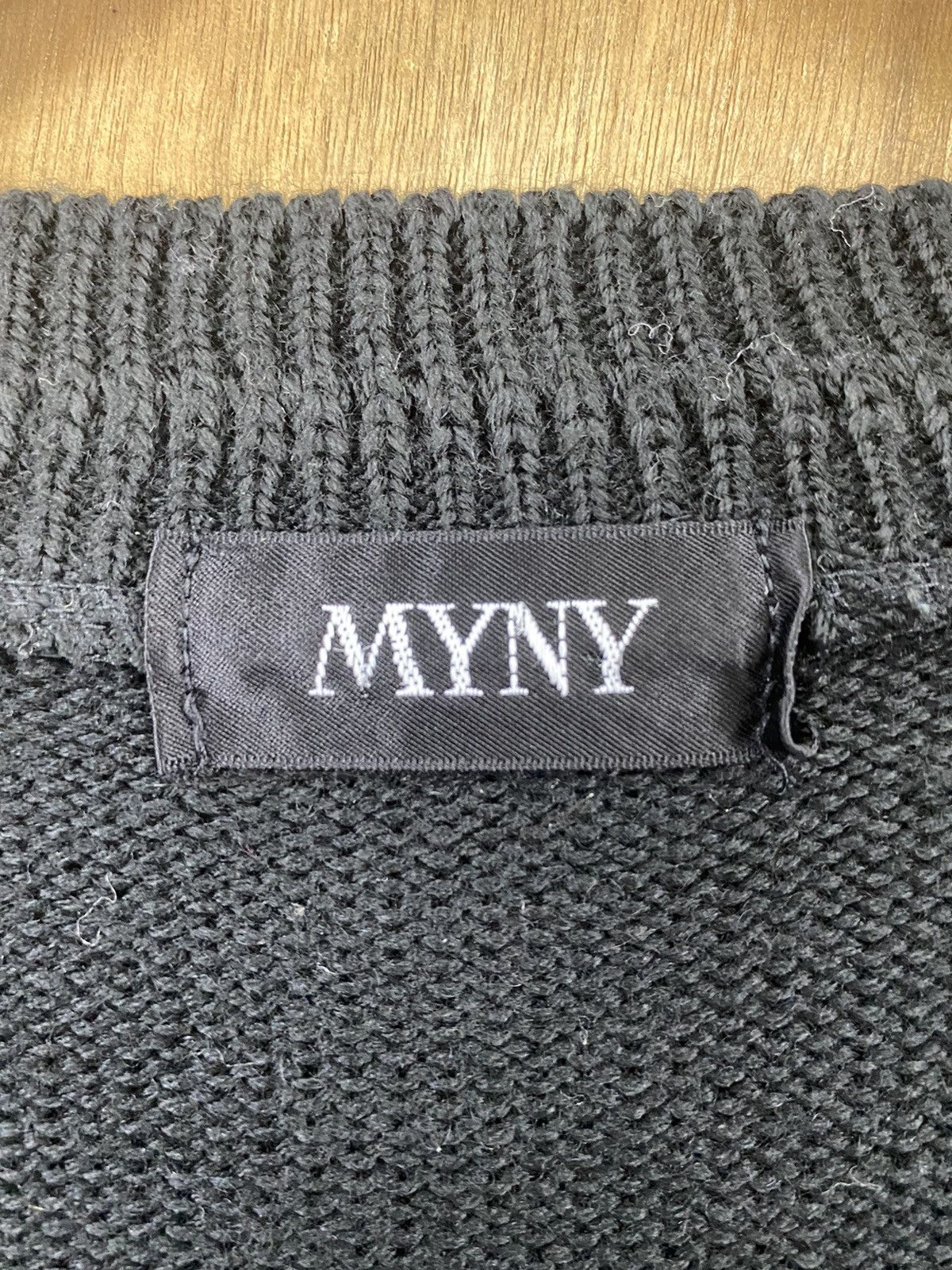 Homespun Knitwear DL Myny Black Cardigan Knitwear Like Kurt Cobain #A1272 Size US S / EU 44-46 / 1 - 5 Thumbnail