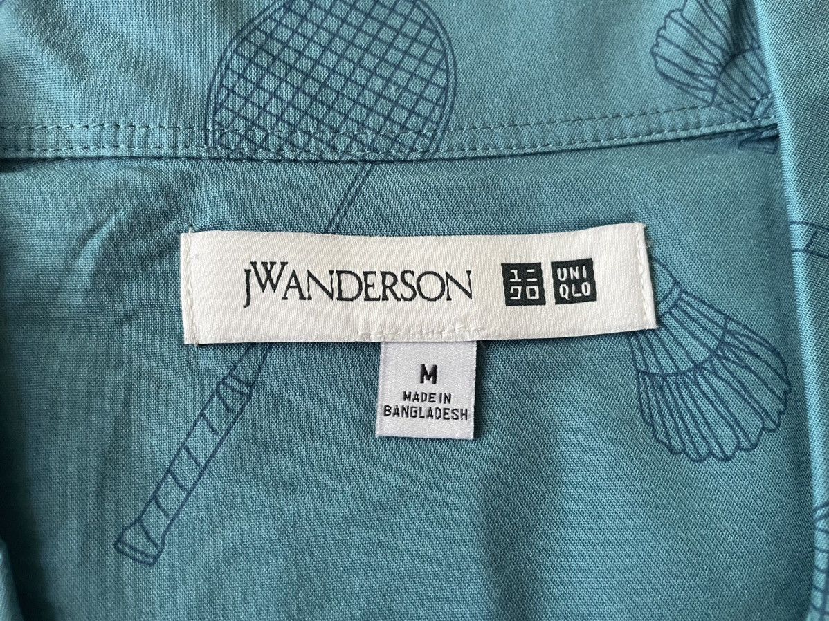 JW Anderson × Uniqlo Medium Open Collar Blue Badminton Tennis Dress Shirt Up Size US M / EU 48-50 / 2 - 6 Thumbnail