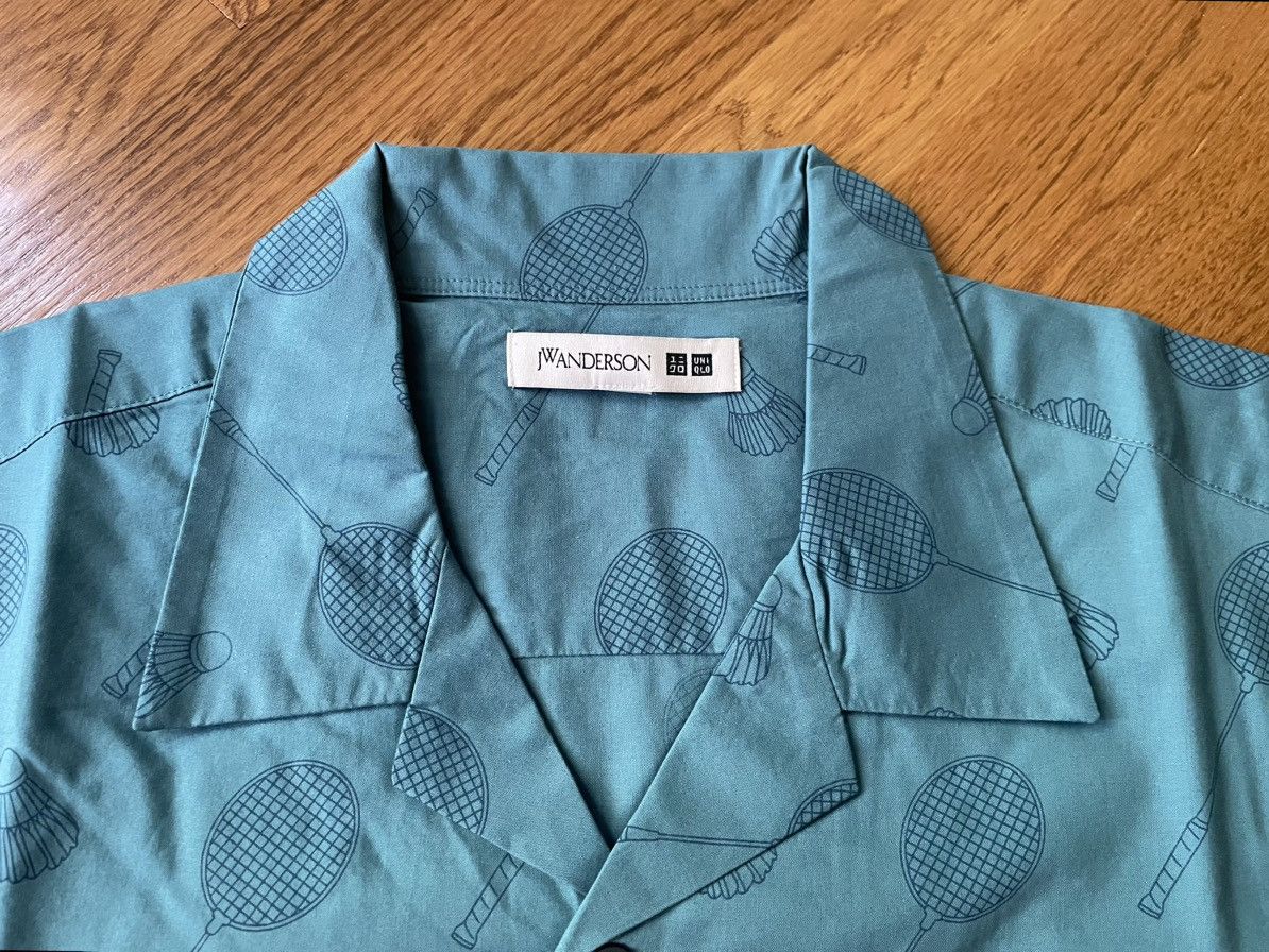 JW Anderson × Uniqlo Medium Open Collar Blue Badminton Tennis Dress Shirt Up Size US M / EU 48-50 / 2 - 5 Thumbnail