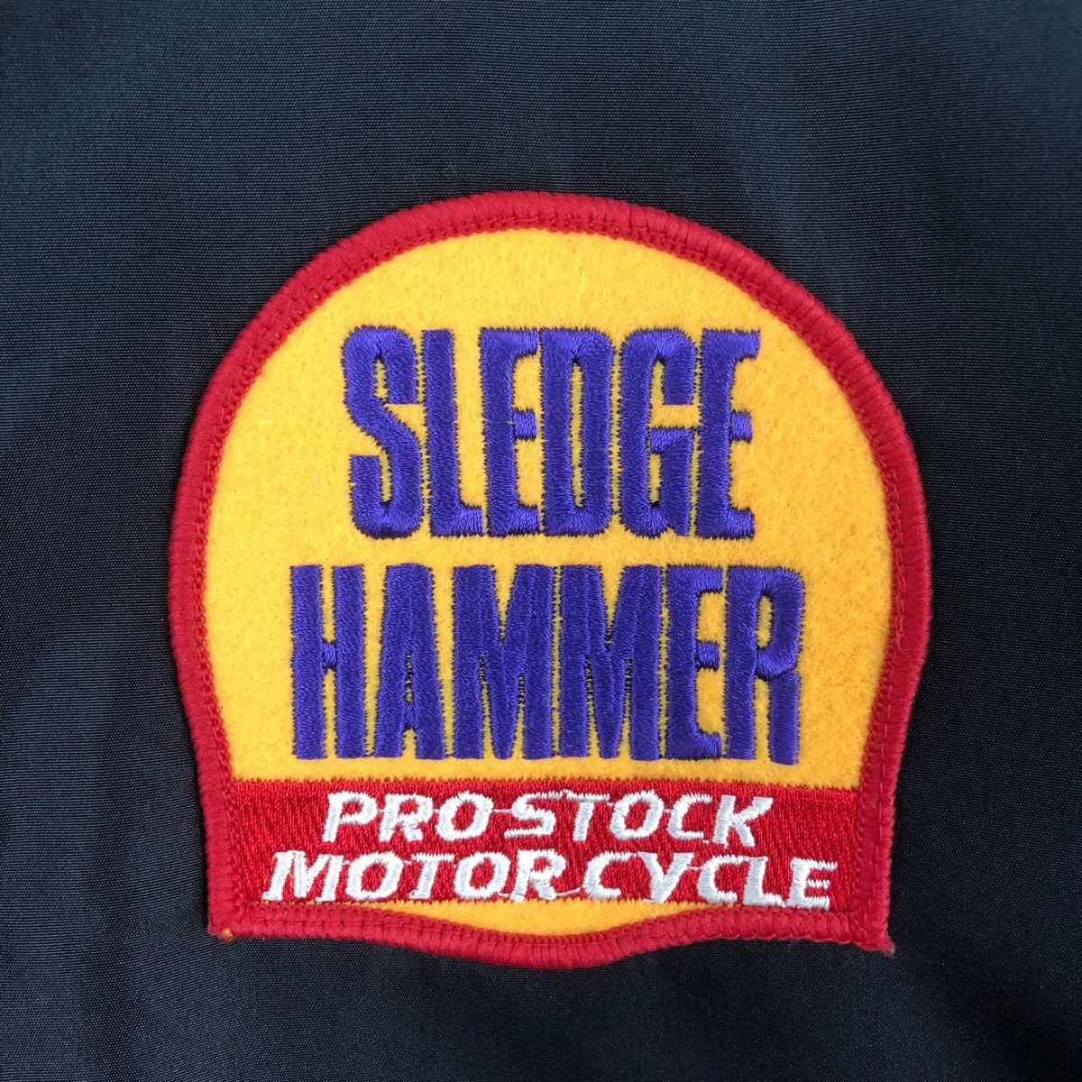 Vintage Pick!! Vtg SLEDGE HAMMER MOTORCYCLE Light Jacket Size US L / EU 52-54 / 3 - 6 Thumbnail