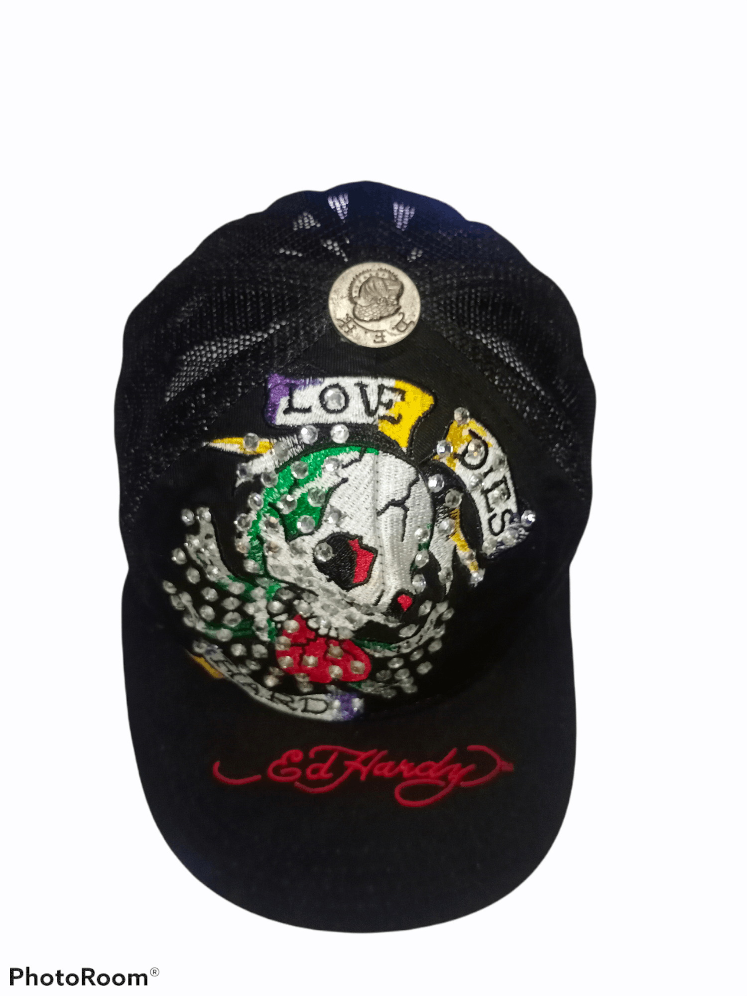 Ed Hardy Vtg Ed Hardy Trucker Hat Size ONE SIZE - 3 Thumbnail