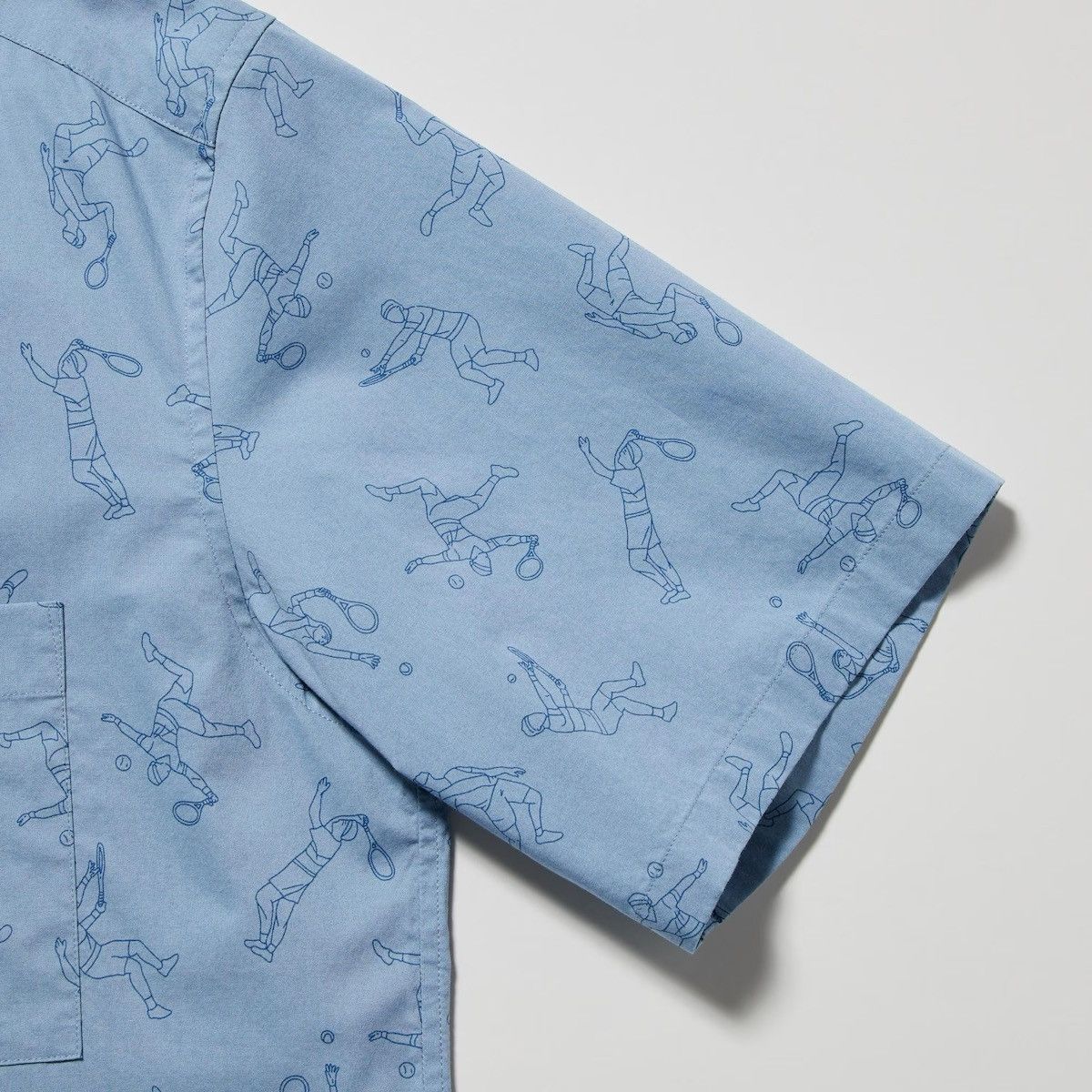 JW Anderson × Uniqlo Extra Small Open Collar Light Blue Tennis Dress Shirt Up XS Size US XS / EU 42 / 0 - 20 Thumbnail