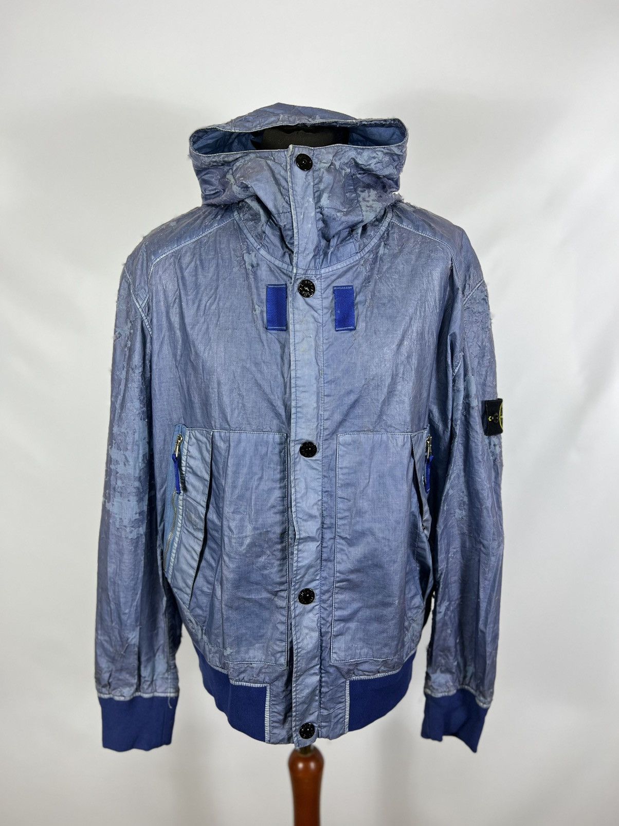 image of Italian Designers x Stone Island Full Zip Jacket, Men's (Size 2XL)