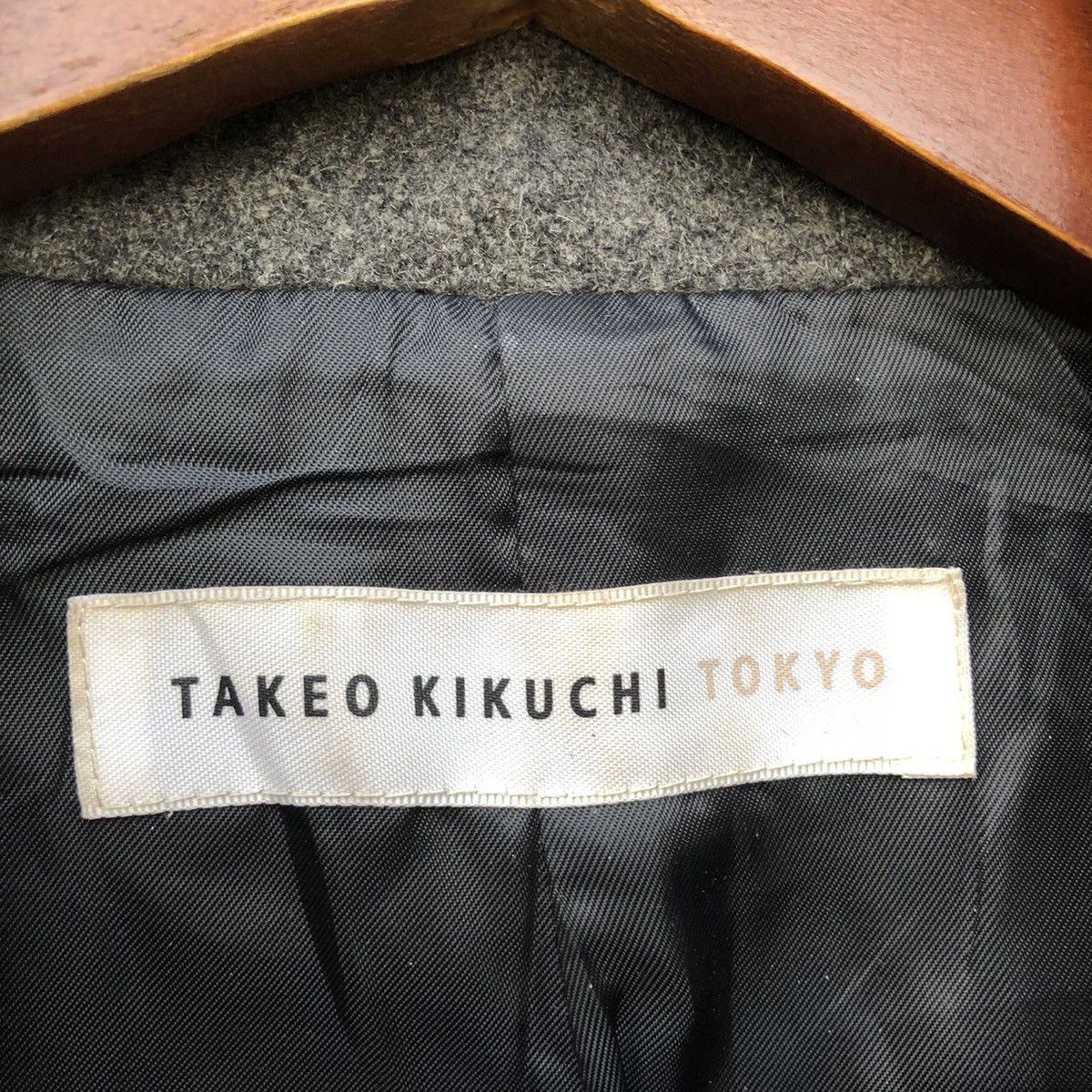 Japanese Brand Takeo Kikuchi Asymmetrical Double Collar Zipper Jacket Size US M / EU 48-50 / 2 - 8 Thumbnail