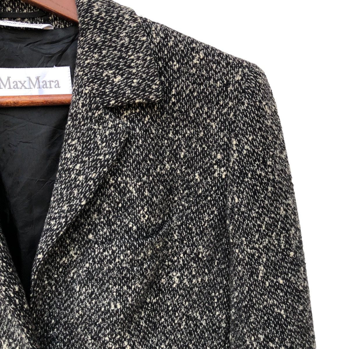 Max Mara 🔥Max Mara Tweed Blazer Jacket Size M / US 6-8 / IT 42-44 - 3 Thumbnail