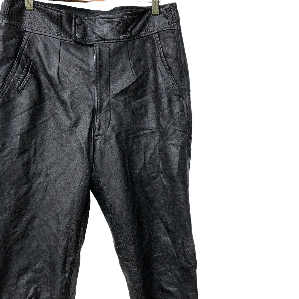 Kadoya VINTAGE JAPANESE BRAND Leather Pants Style Kurshitani Size US 33 - 5 Thumbnail