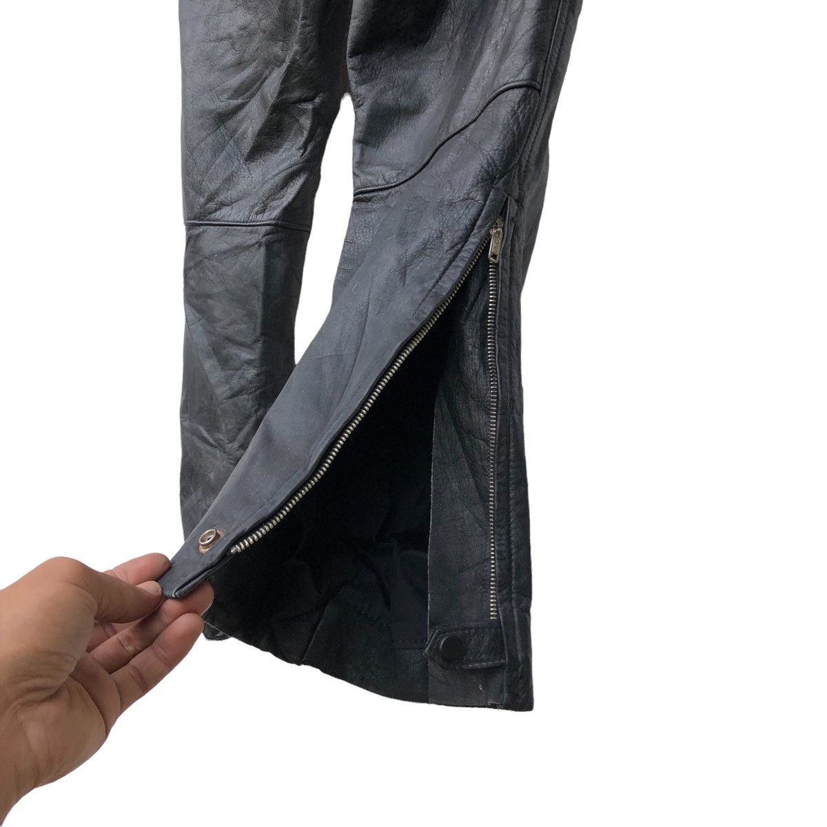 Kadoya VINTAGE JAPANESE BRAND Leather Pants Style Kurshitani Size US 33 - 7 Thumbnail