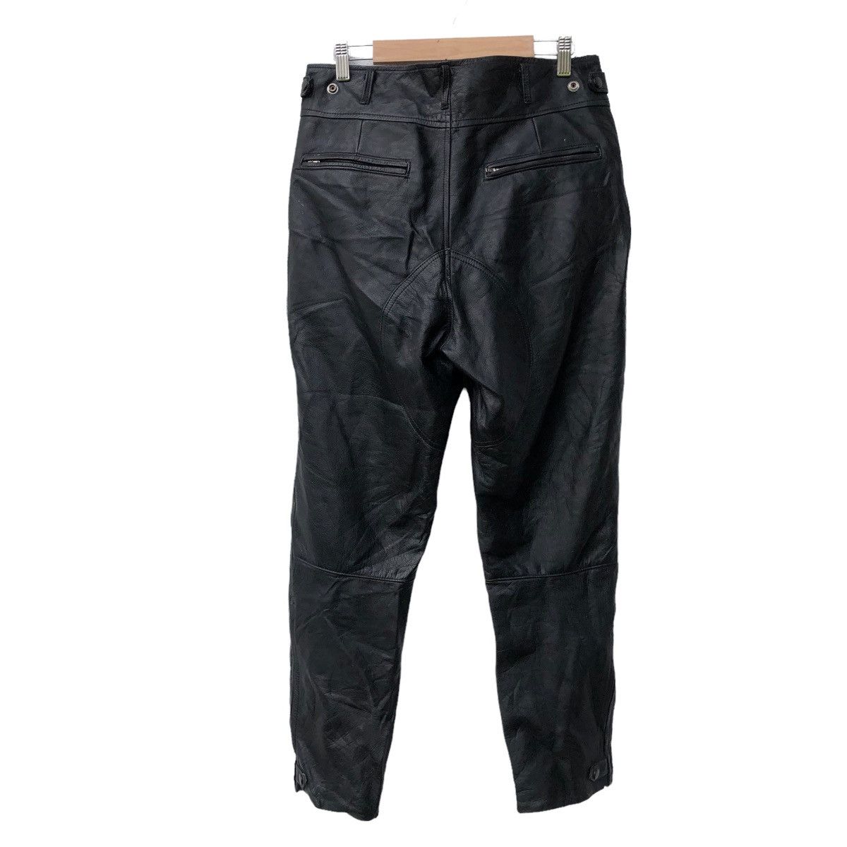 Kadoya VINTAGE JAPANESE BRAND Leather Pants Style Kurshitani Size US 33 - 2 Thumbnail