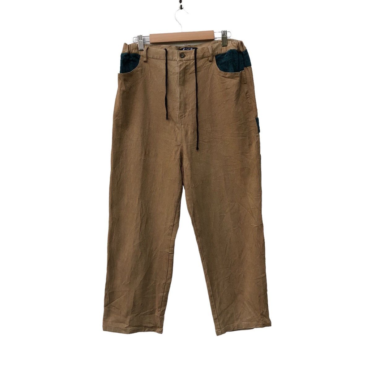 image of Vintage Amina Casual Pants in Brown, Men's (Size 30)