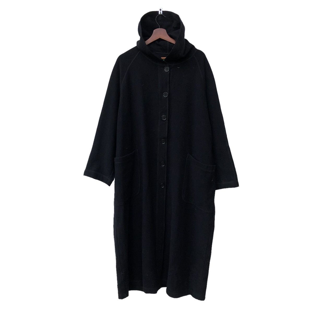 United Colors Of Benetton 🔥UNITED OF COLOUR BENETTON WOOL LONG COAT JACKET Size XL / US 12-14 / IT 48-50 - 1 Thumbnail