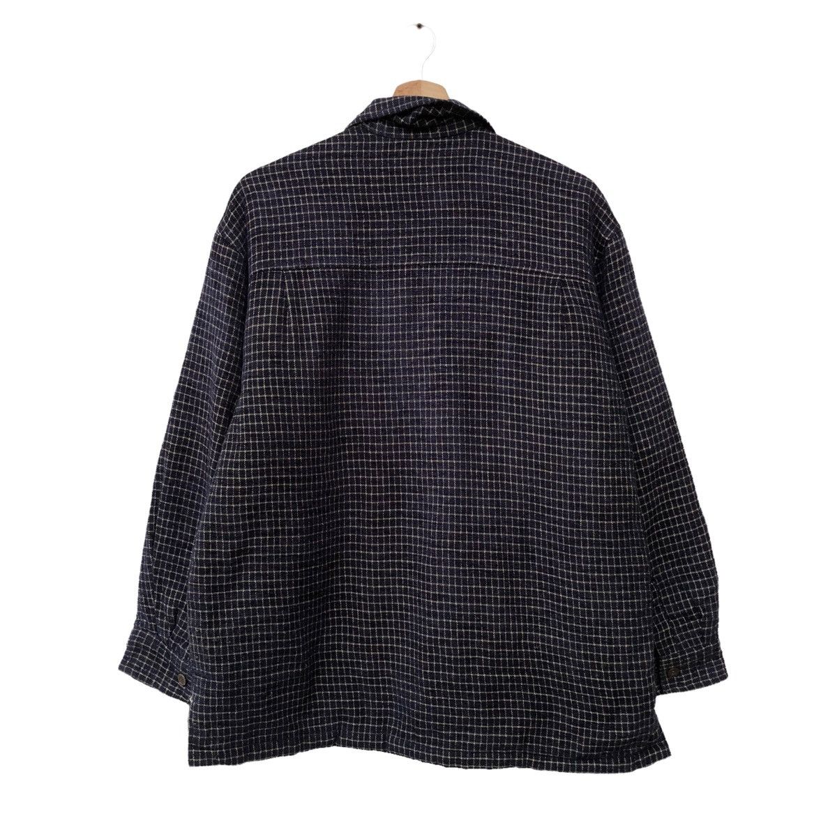 Vintage Vintage Piko Plaid Tweed Zipper Jacket Size US M / EU 48-50 / 2 - 2 Thumbnail