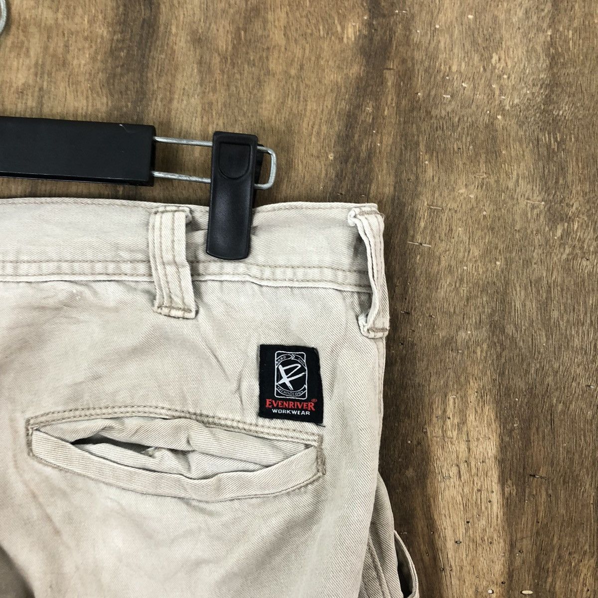 Vintage Even River dirty thrashed Brown Cargo pants #6247 Size US 31 - 13 Thumbnail