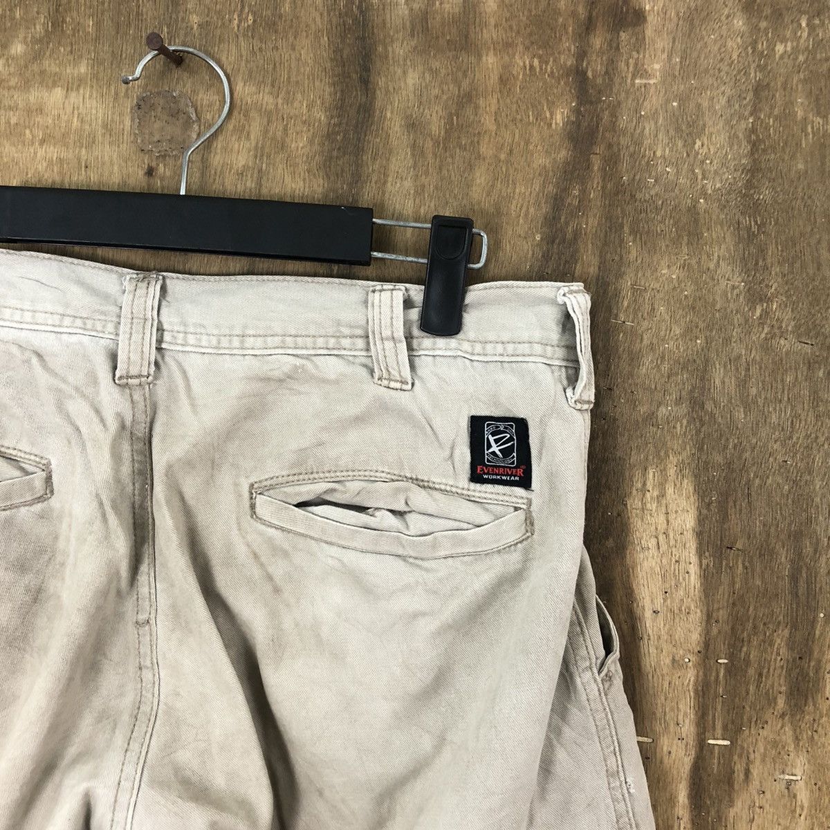 Vintage Even River dirty thrashed Brown Cargo pants #6247 Size US 31 - 12 Thumbnail