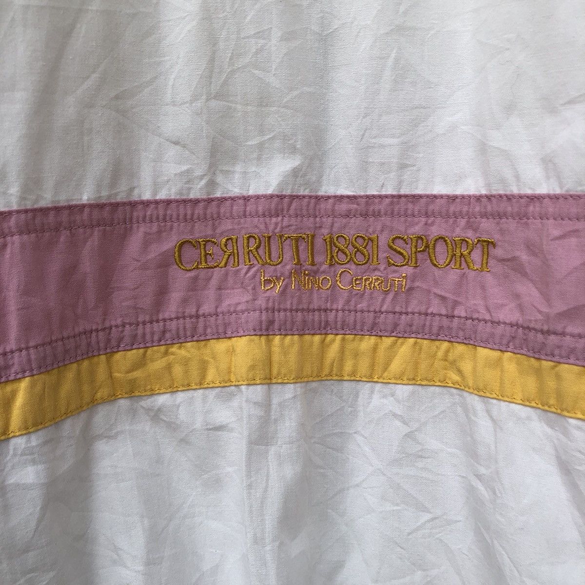 Cerruti 1881 🔥Awesome Rainbow Cerruti 1881 By Nino Cerruti Spell Out Size US M / EU 48-50 / 2 - 4 Thumbnail