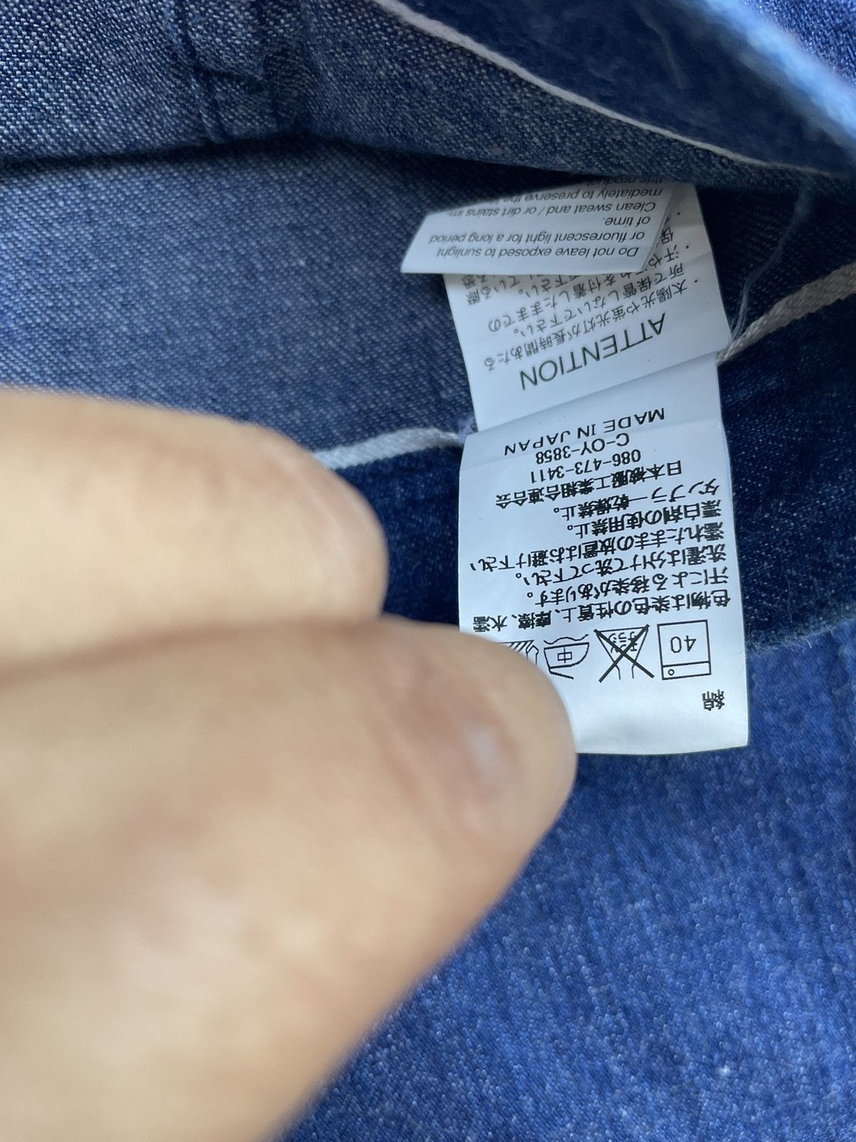 Japanese Brand × Johnbull Vintage Johnbull Us Navy Denim Pant Size US 28 / EU 44 - 9 Thumbnail