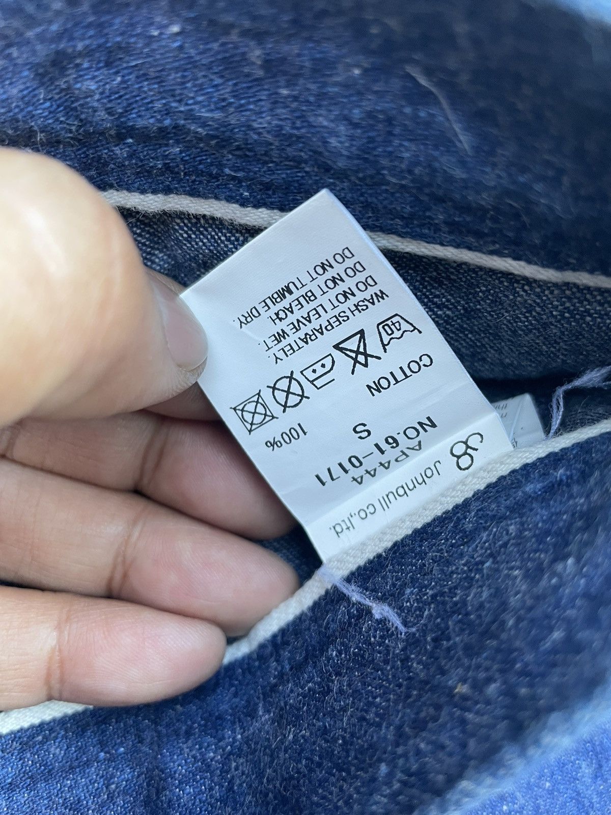 Japanese Brand × Johnbull Vintage Johnbull Us Navy Denim Pant Size US 28 / EU 44 - 10 Thumbnail