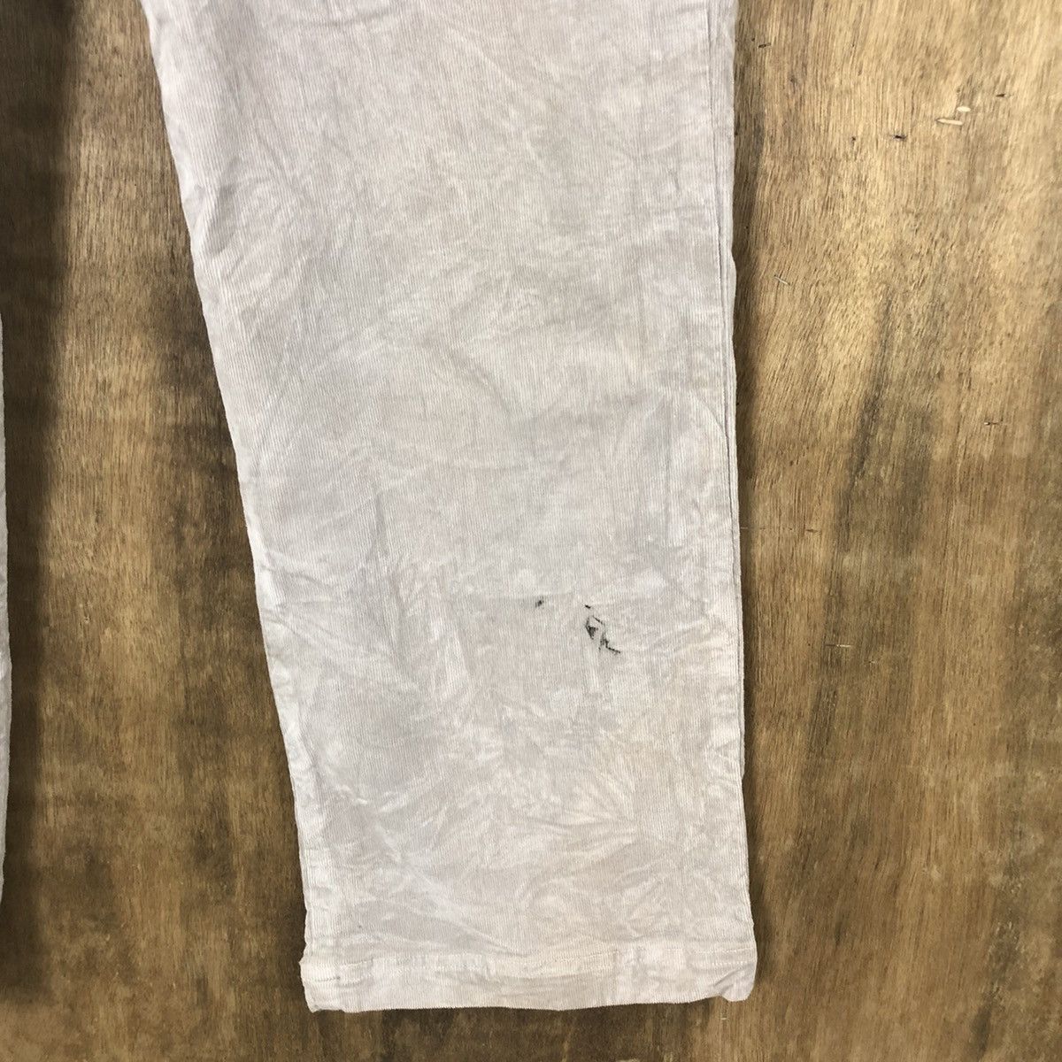 Japanese Brand De Button Grey Corduroi Casual Pants #6323 Size US 26 / EU 42 - 4 Thumbnail