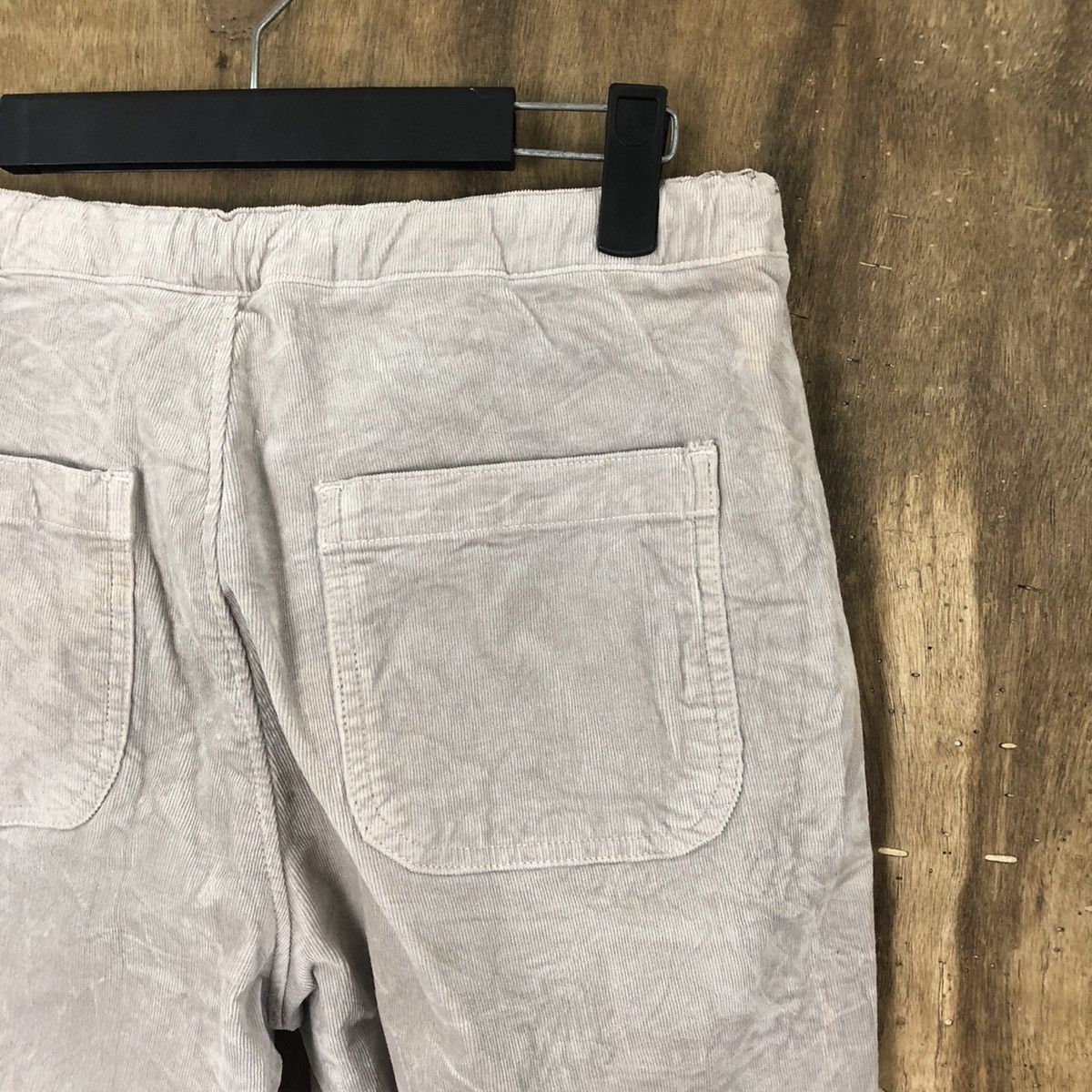 Japanese Brand De Button Grey Corduroi Casual Pants #6323 Size US 26 / EU 42 - 9 Thumbnail
