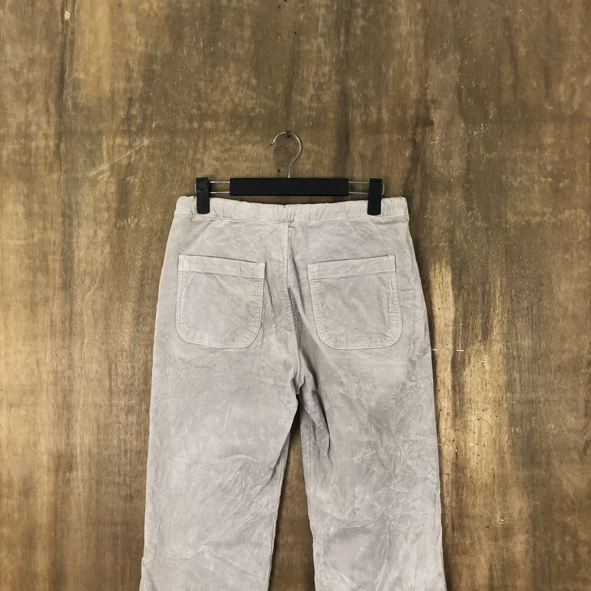 Japanese Brand De Button Grey Corduroi Casual Pants #6323 Size US 26 / EU 42 - 6 Thumbnail