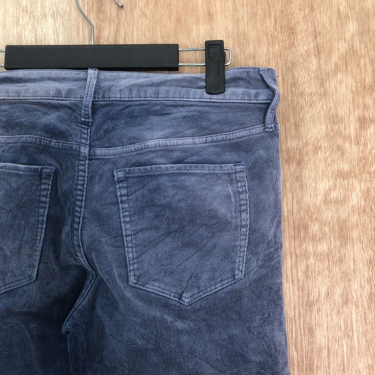 Japanese Brand Earth Econology Dark Blue Corduroy Casual pants #6203 Size US 29 - 11 Thumbnail