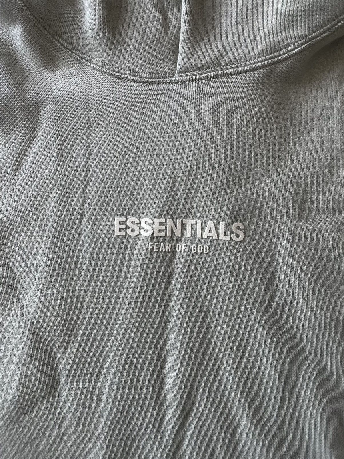Fear of God Fear of God Essentials Sea Foam Relaxed Hoodie Size US XL / EU 56 / 4 - 2 Thumbnail