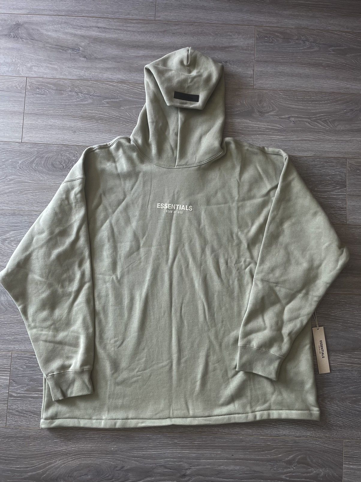 Fear of God Fear of God Essentials Sea Foam Relaxed Hoodie Size US XL / EU 56 / 4 - 1 Thumbnail