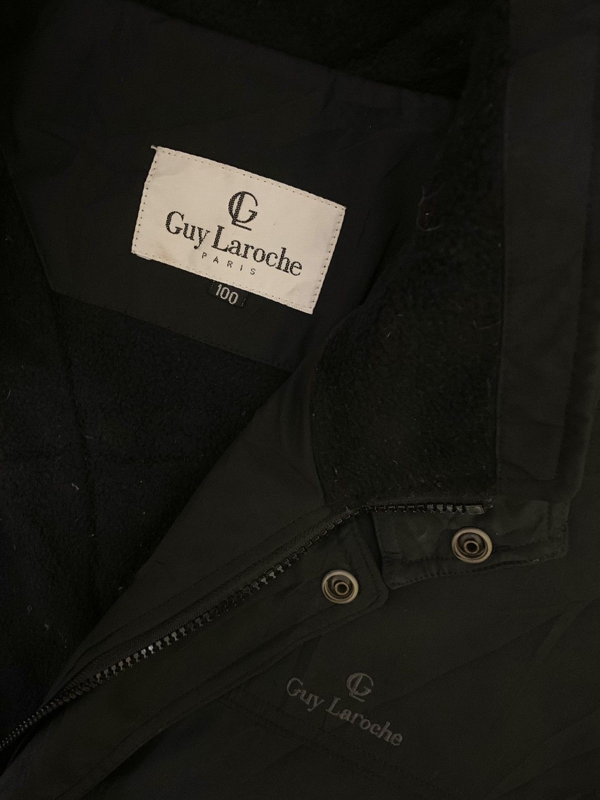 Guy Laroche Guy Laroche Paris Black Jacket Size US L / EU 52-54 / 3 - 4 Thumbnail