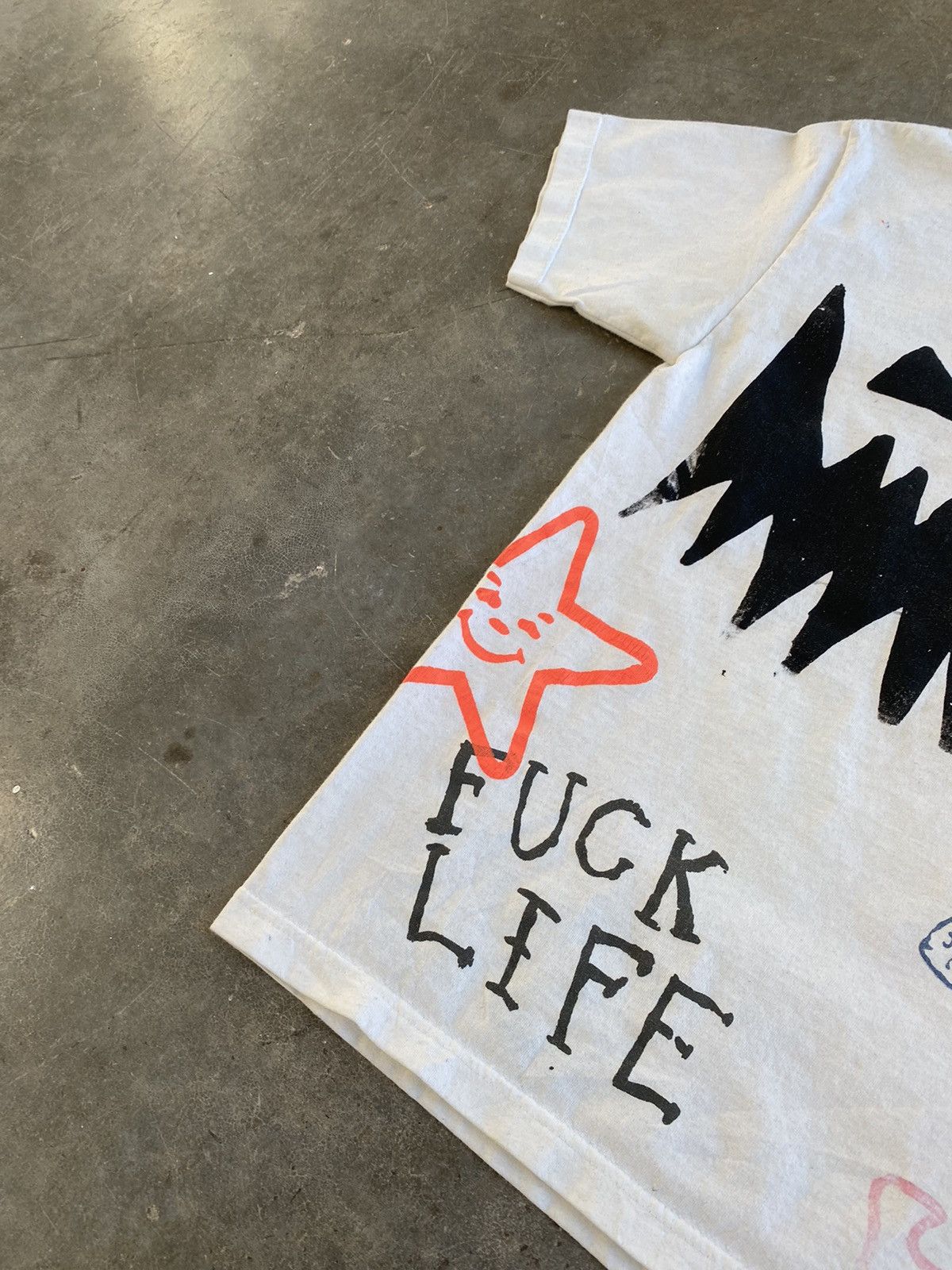 Asspizza Asspizza 2018 Tour Pumpkin Fuck Life Graffiti Tee Medium ❄️ Size US M / EU 48-50 / 2 - 3 Thumbnail