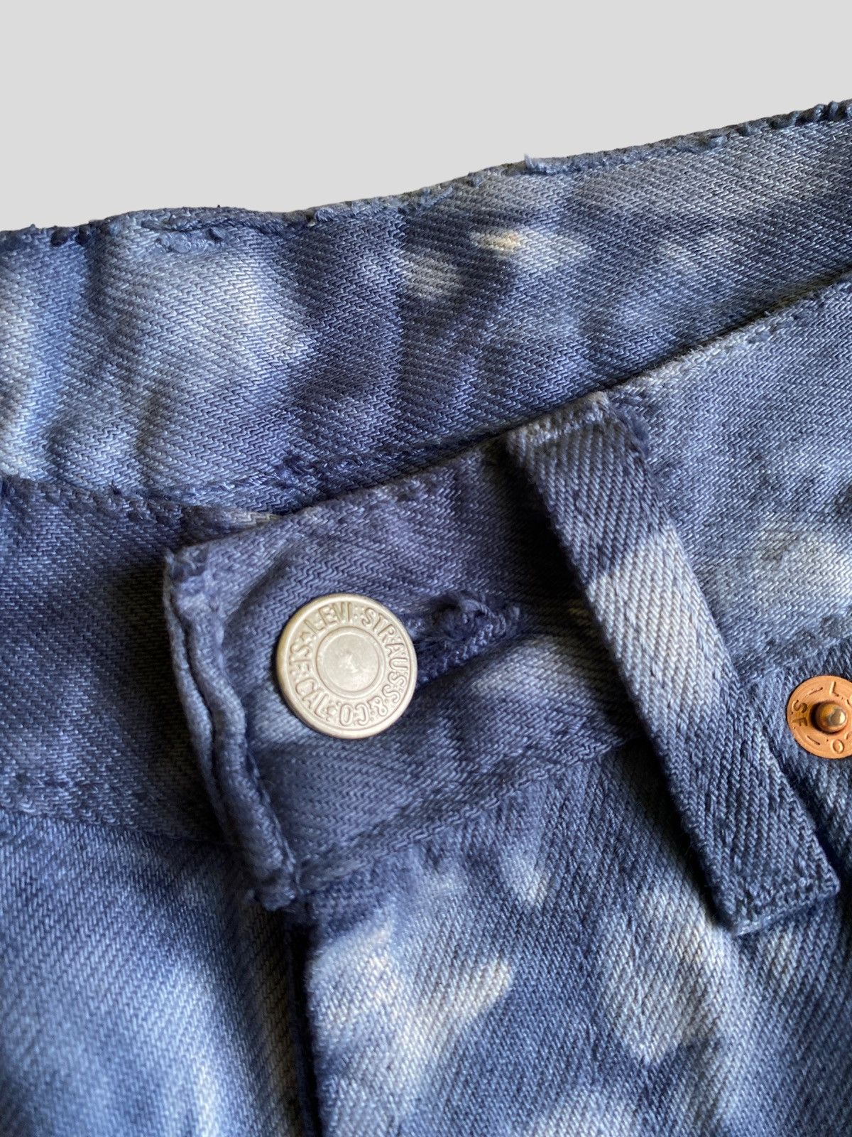 Levi's Vintage 90s Levi's 501 Tie Dye Denim Size US 28 / EU 44 - 8 Thumbnail