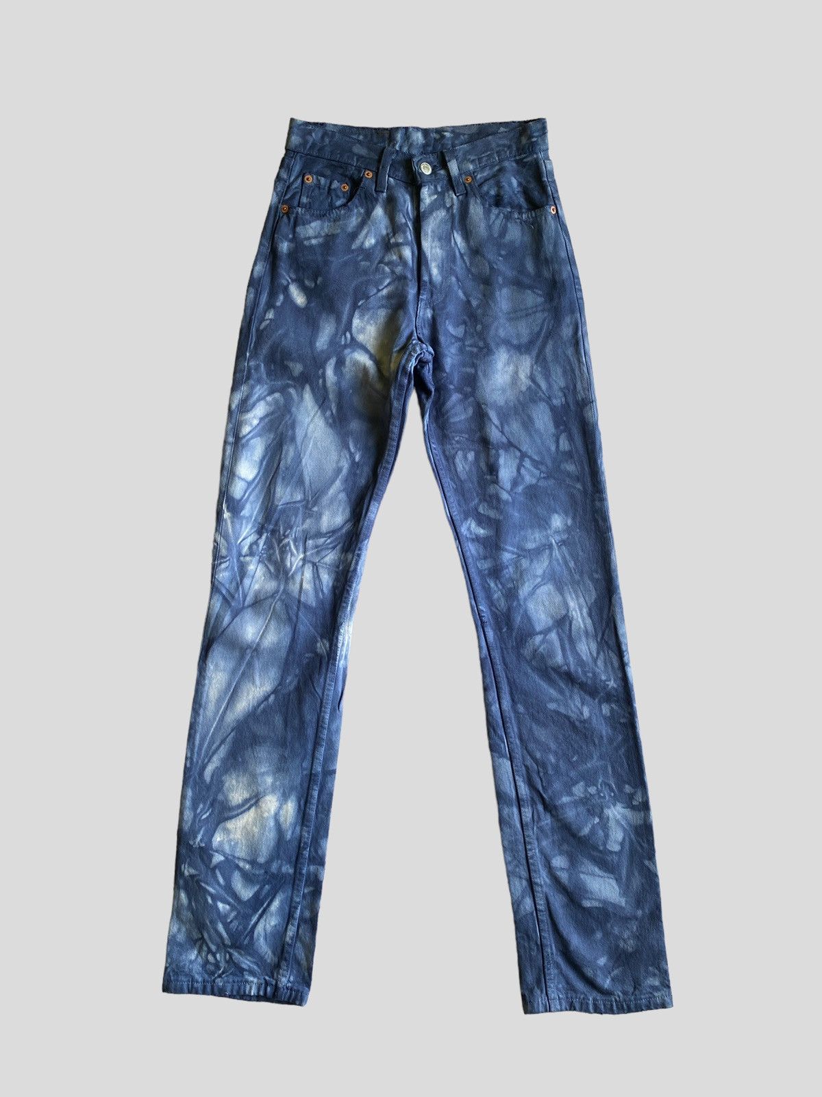 Levi's Vintage 90s Levi's 501 Tie Dye Denim Size US 28 / EU 44 - 1 Thumbnail