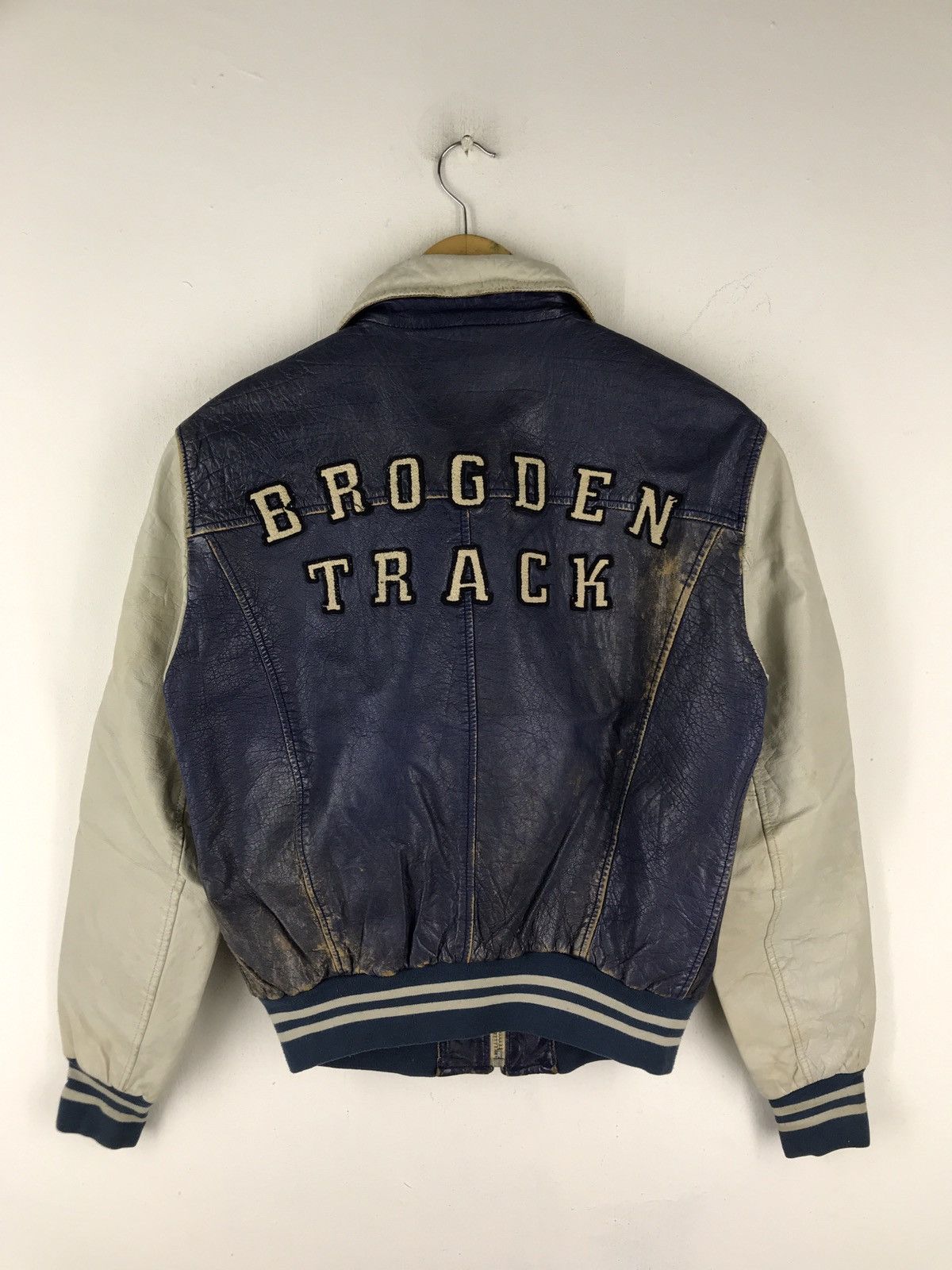 Genuine Leather 🔊🔥FINAL DROP🔥Made in italy Brogden track leather jacket ...