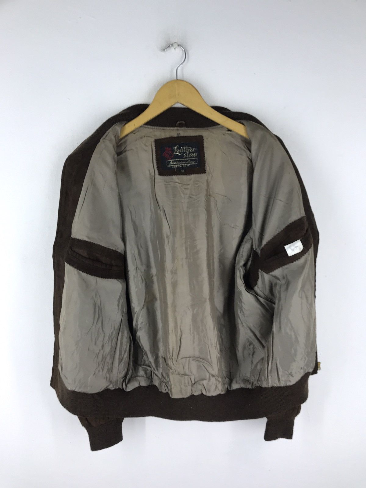 Branded Leather 🔥FINAL DROP🔥RARE VINTAGE 50s THE LEATHER SHOP SUEDE SHEER Size US L / EU 52-54 / 3 - 6 Thumbnail