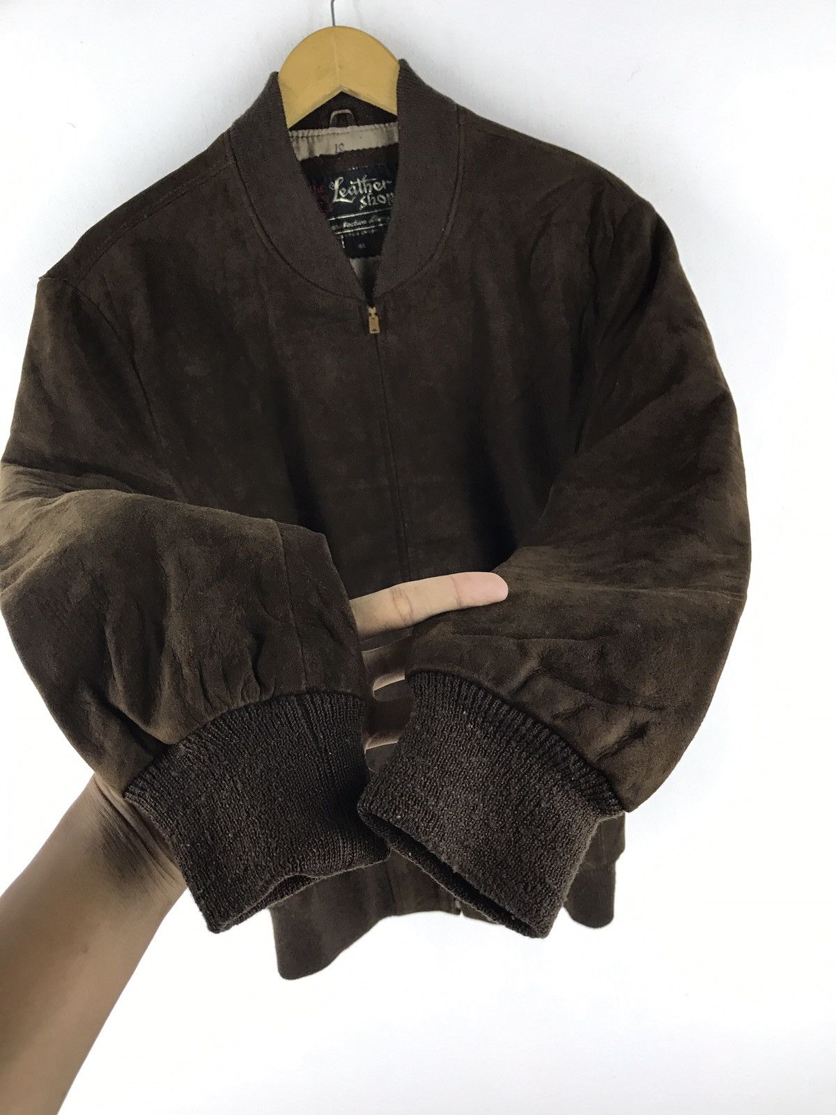 Branded Leather 🔥FINAL DROP🔥RARE VINTAGE 50s THE LEATHER SHOP SUEDE SHEER Size US L / EU 52-54 / 3 - 5 Thumbnail