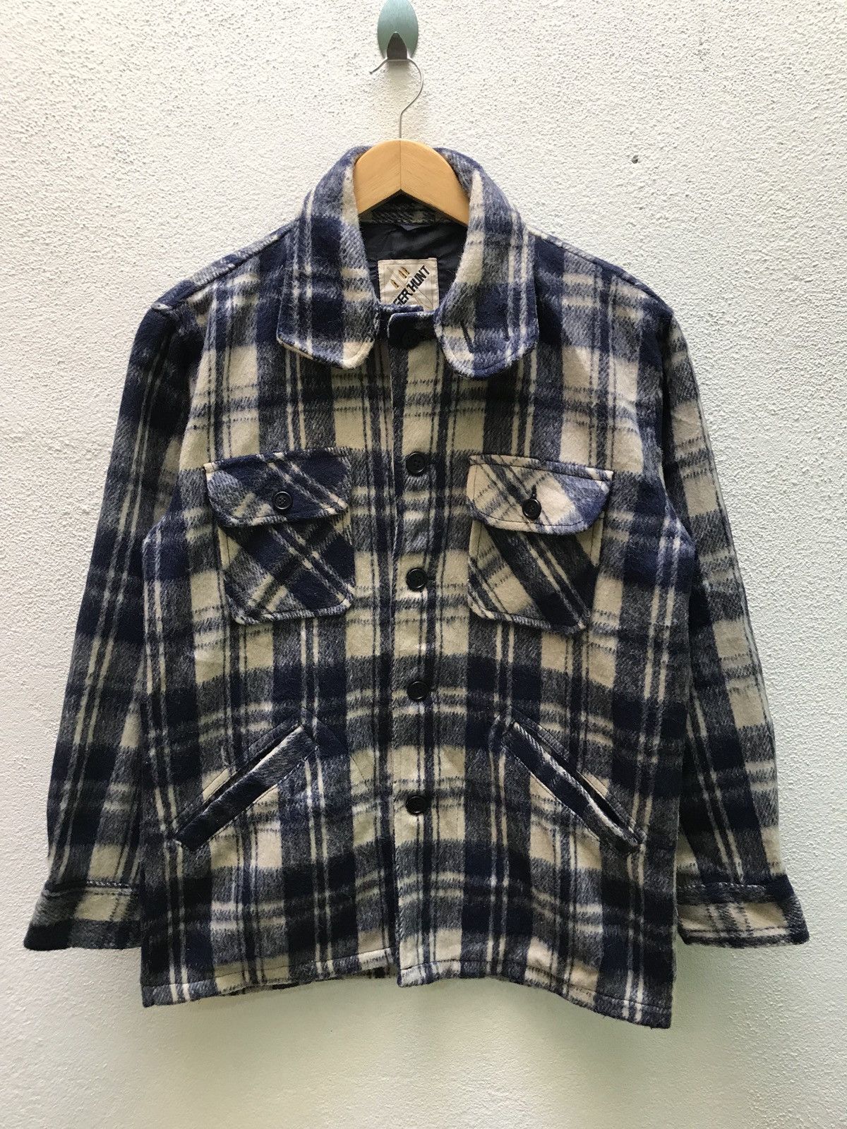 Hunter × Japanese Brand 🔥💢 Rare Vintage Tiger Hunt Duck Wool Hunting Sport Shirt Size US M / EU 48-50 / 2 - 1 Thumbnail