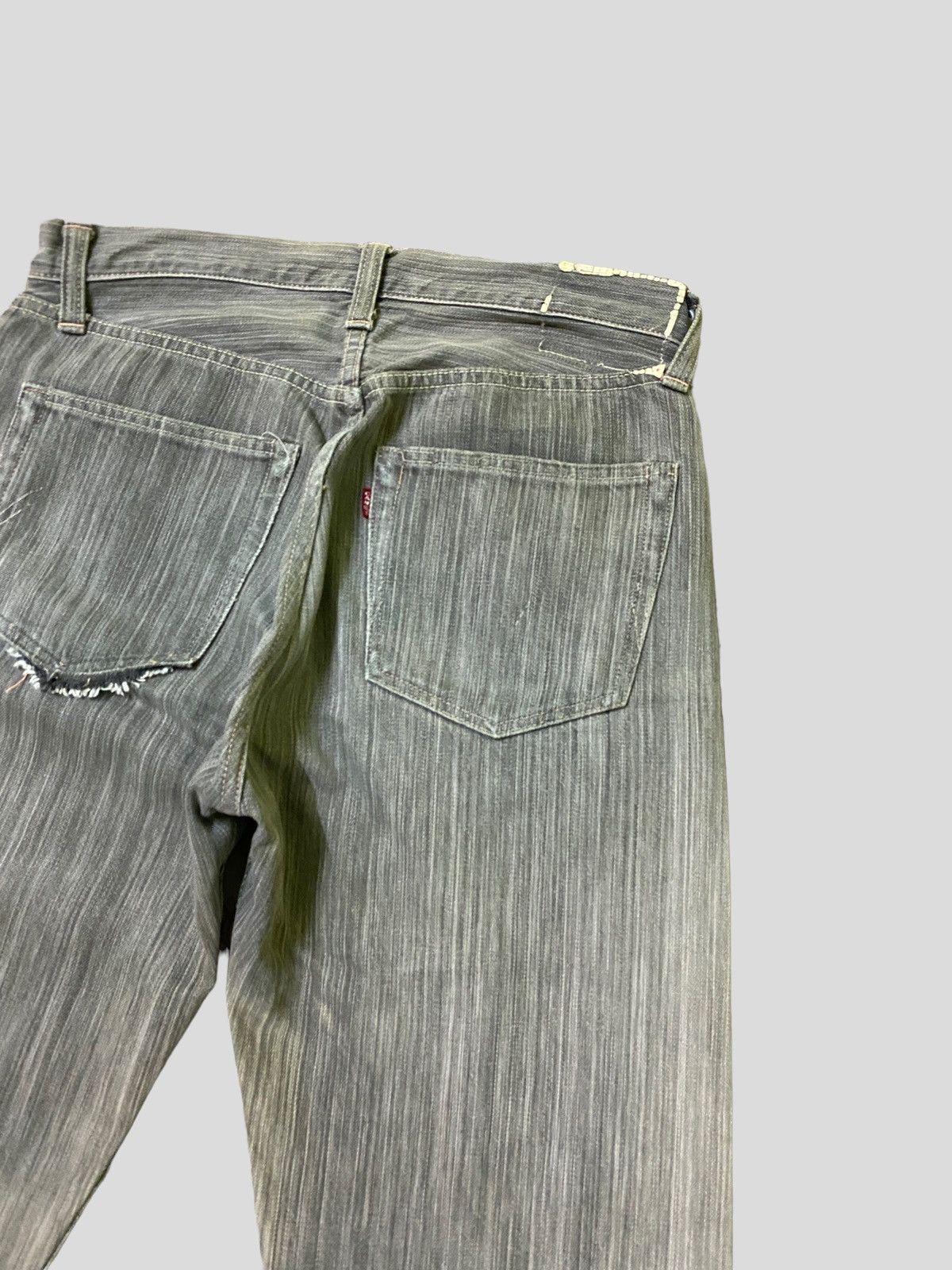 Sugar Cane × Vintage Vintage Sugar Cane Toyo Selvedge Distressed Denim Jeans Size US 29 - 11 Thumbnail
