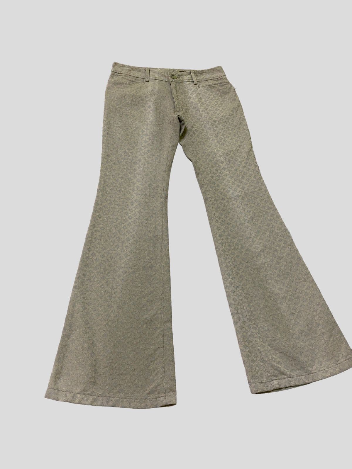 image of Hysteric Glamour x Tornado Mart Flared Tornado Mart Femme Faded Boot Cut Denim in Beige (Size 26)
