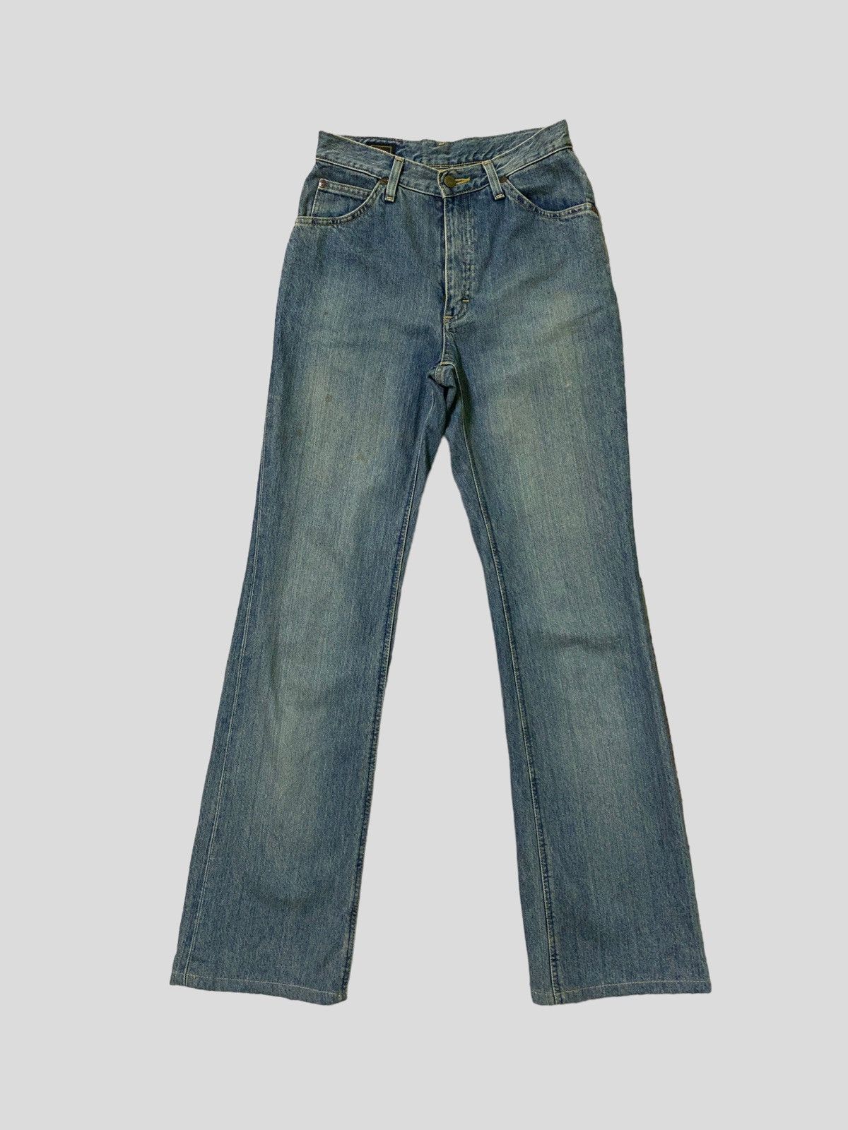 Designer × Lee × Vintage Flared Mud Wash MISS LEE Boot Cut Denim Size US 26 / EU 42 - 3 Thumbnail
