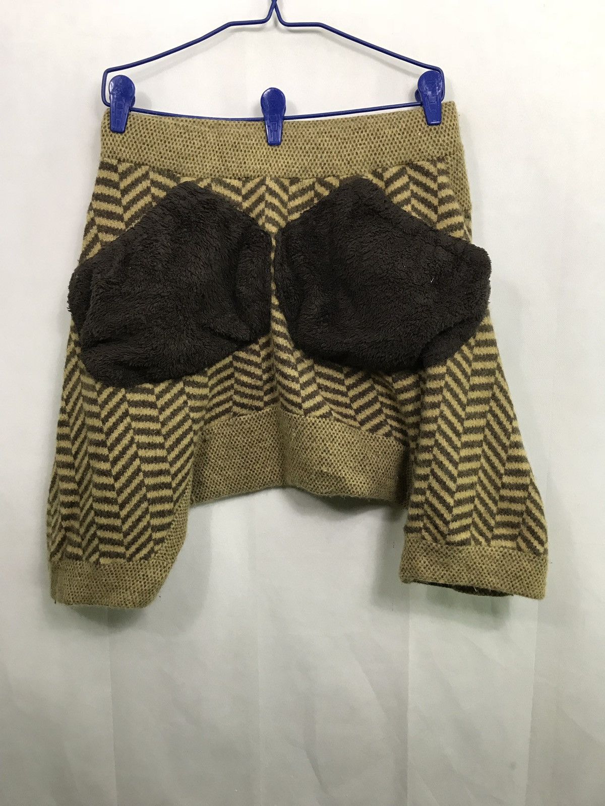 Frapbois Frapbois Short Cropped African Agola Fabric Pants Size US 32 / EU 48 - 1 Thumbnail