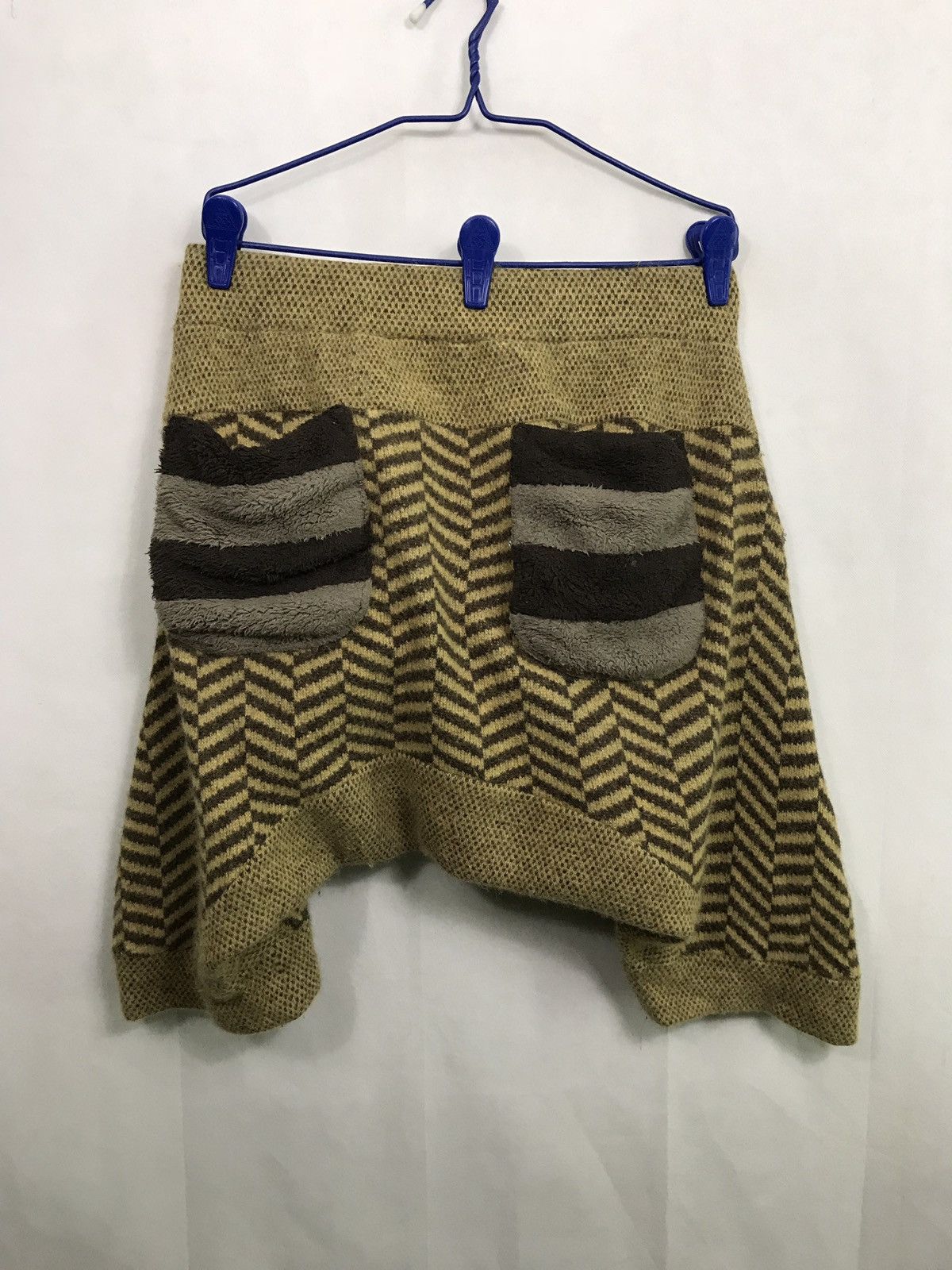 Frapbois Frapbois Short Cropped African Agola Fabric Pants Size US 32 / EU 48 - 6 Thumbnail
