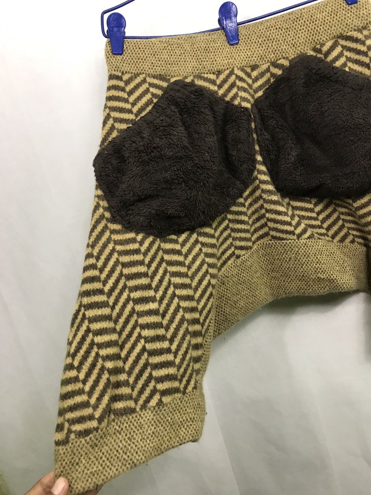 Frapbois Frapbois Short Cropped African Agola Fabric Pants Size US 32 / EU 48 - 4 Thumbnail
